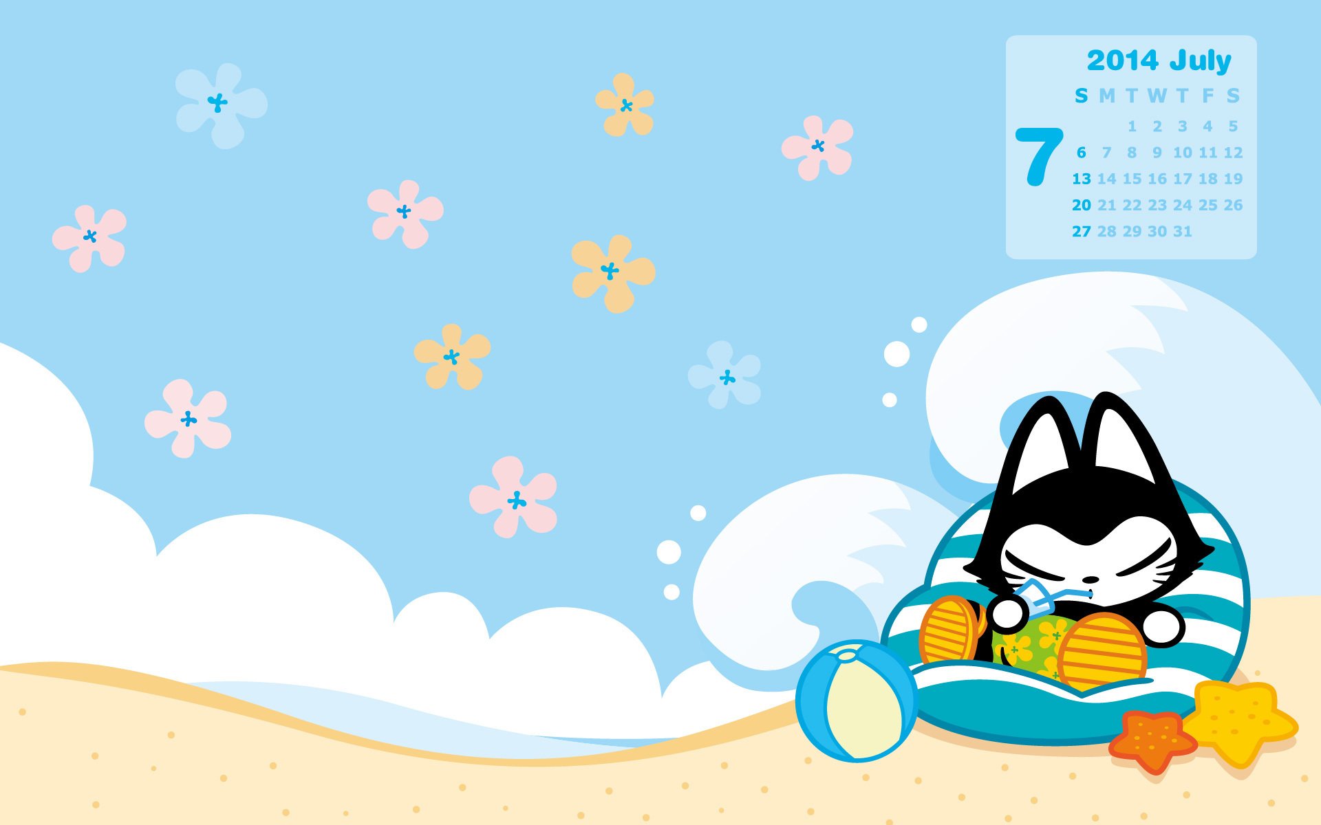 动漫 卡通 拽猫 儿童桌面专用