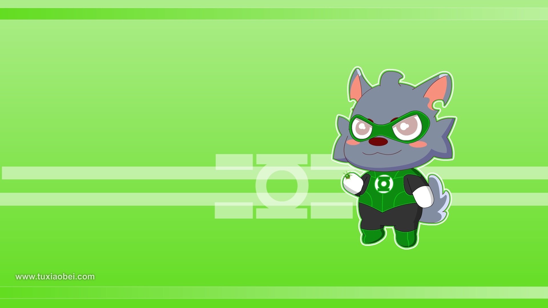 动漫 卡通 可爱 绿灯侠 儿童桌面专用