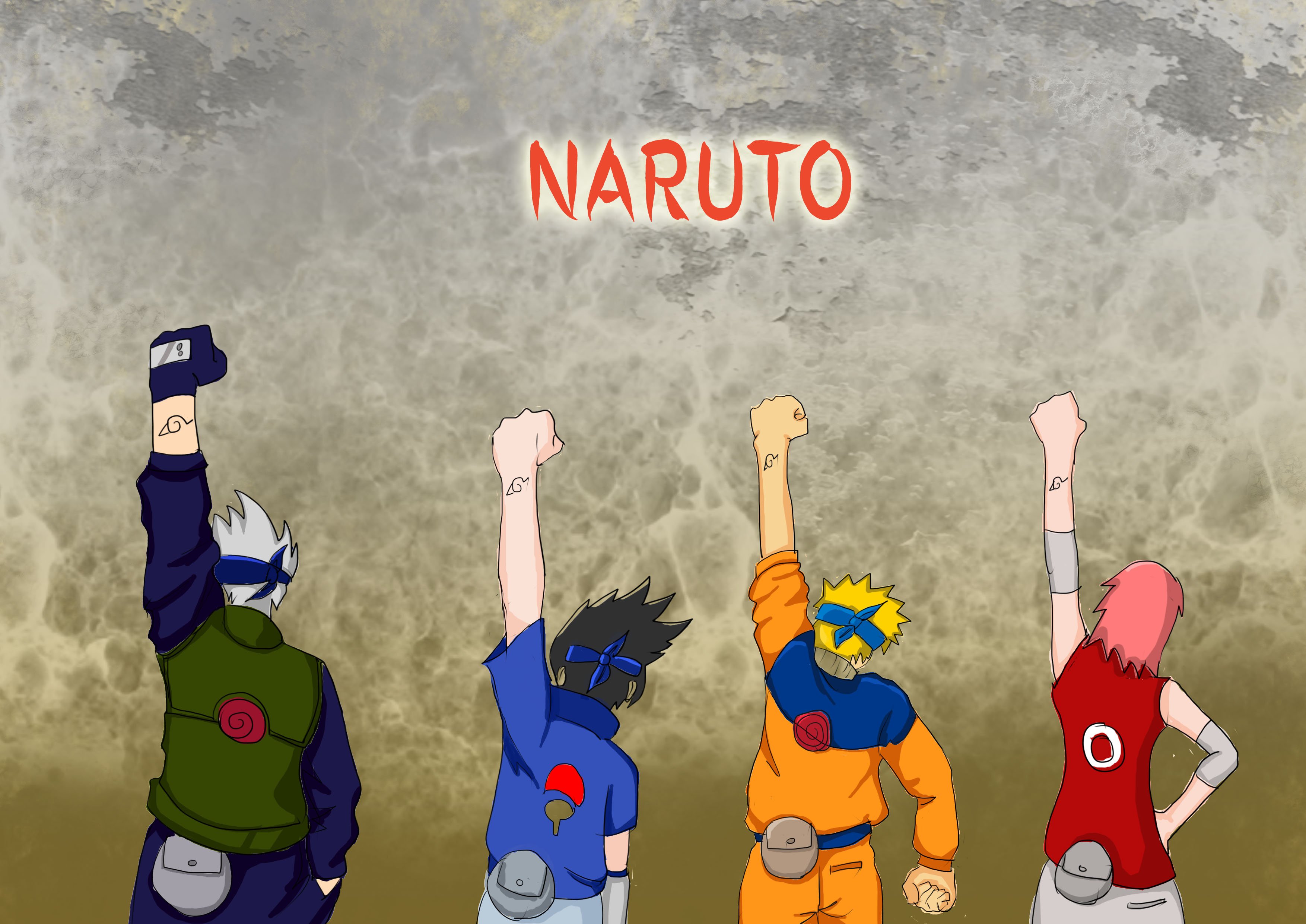 动漫 卡通 手绘  火影忍者