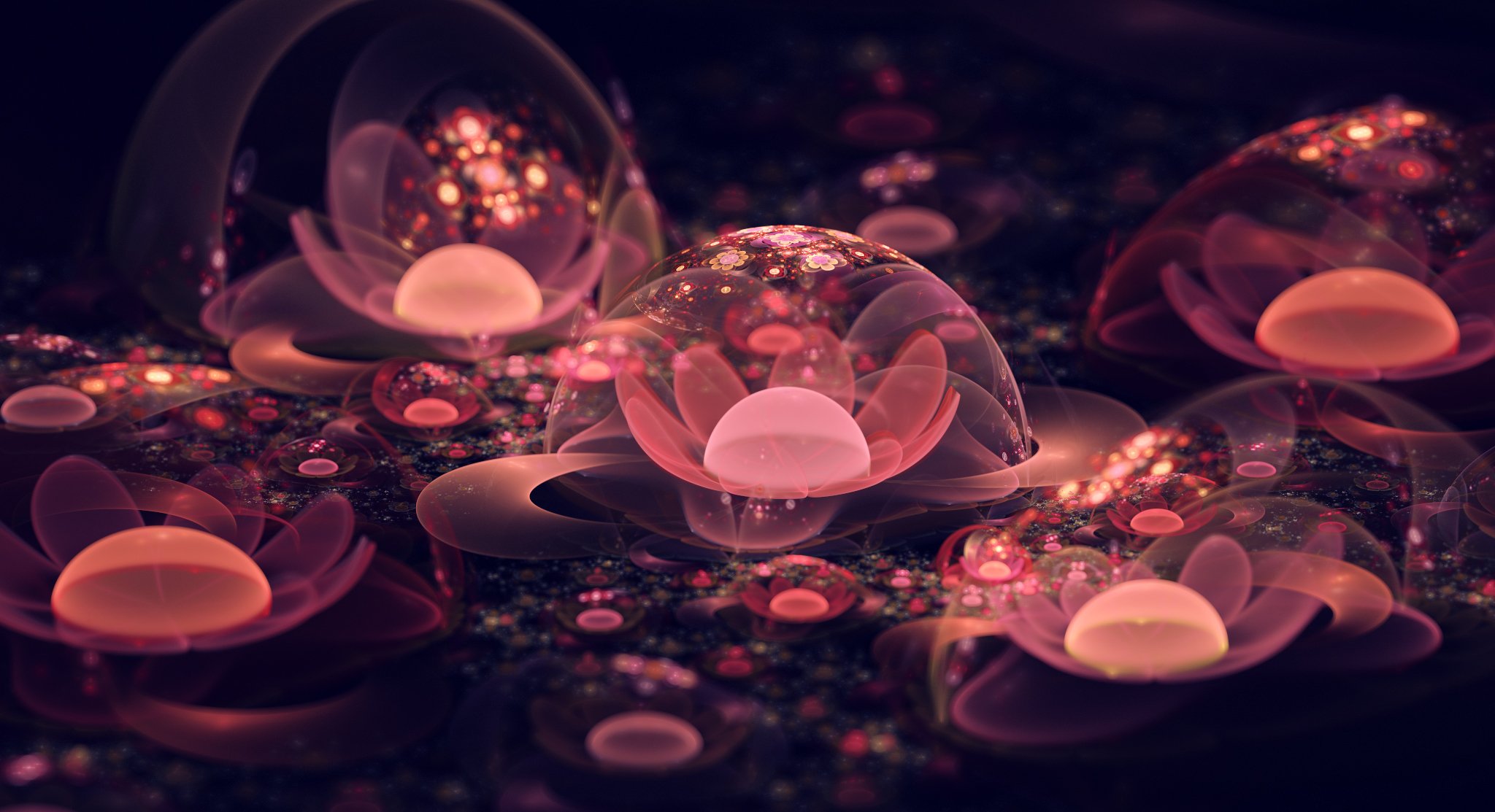 炫酷 特效 视觉艺术分形艺术  花 艺术 设计 色彩 炫彩