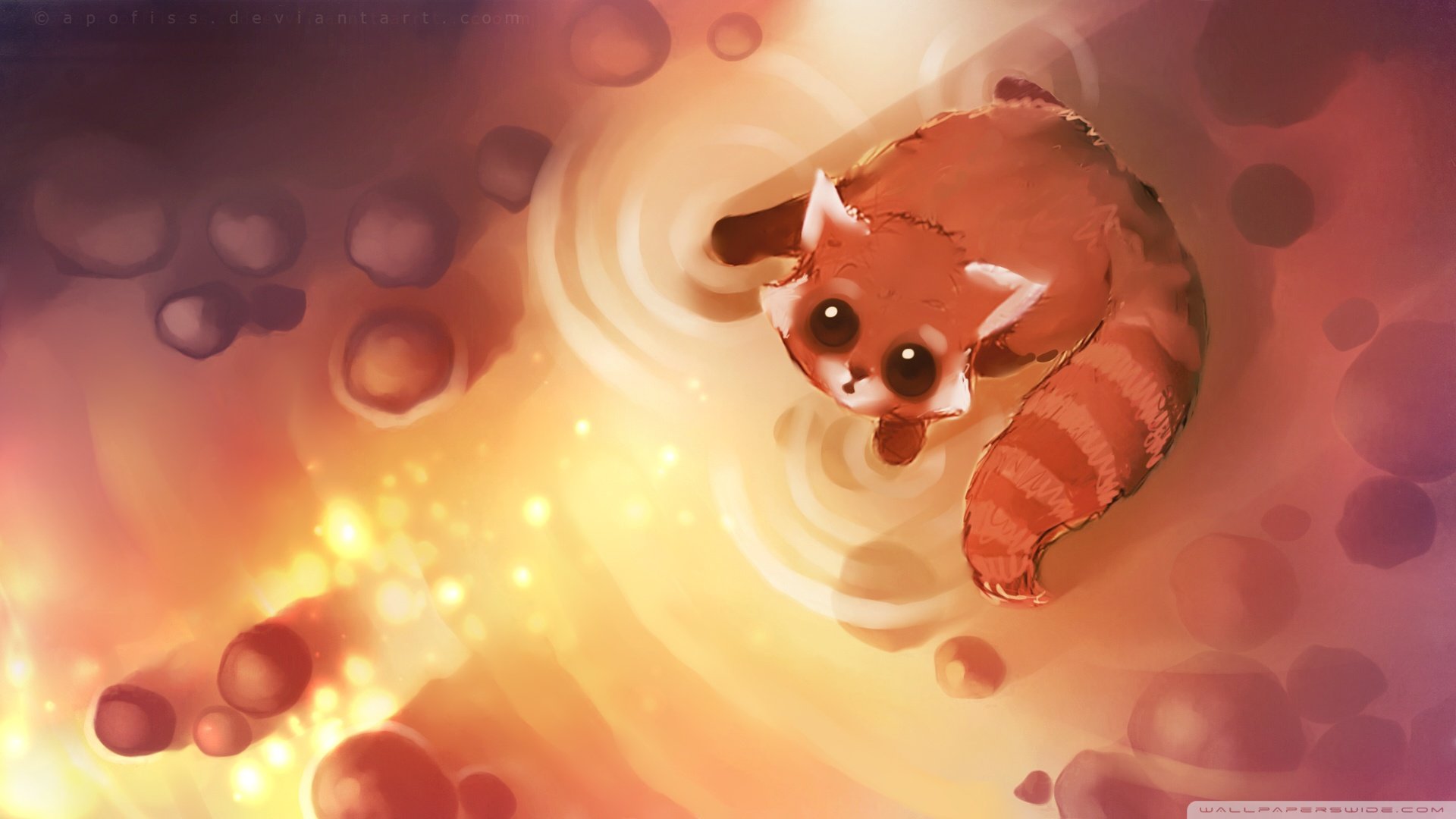 炫酷 特效 视觉艺术 设计 水彩 趣味猫