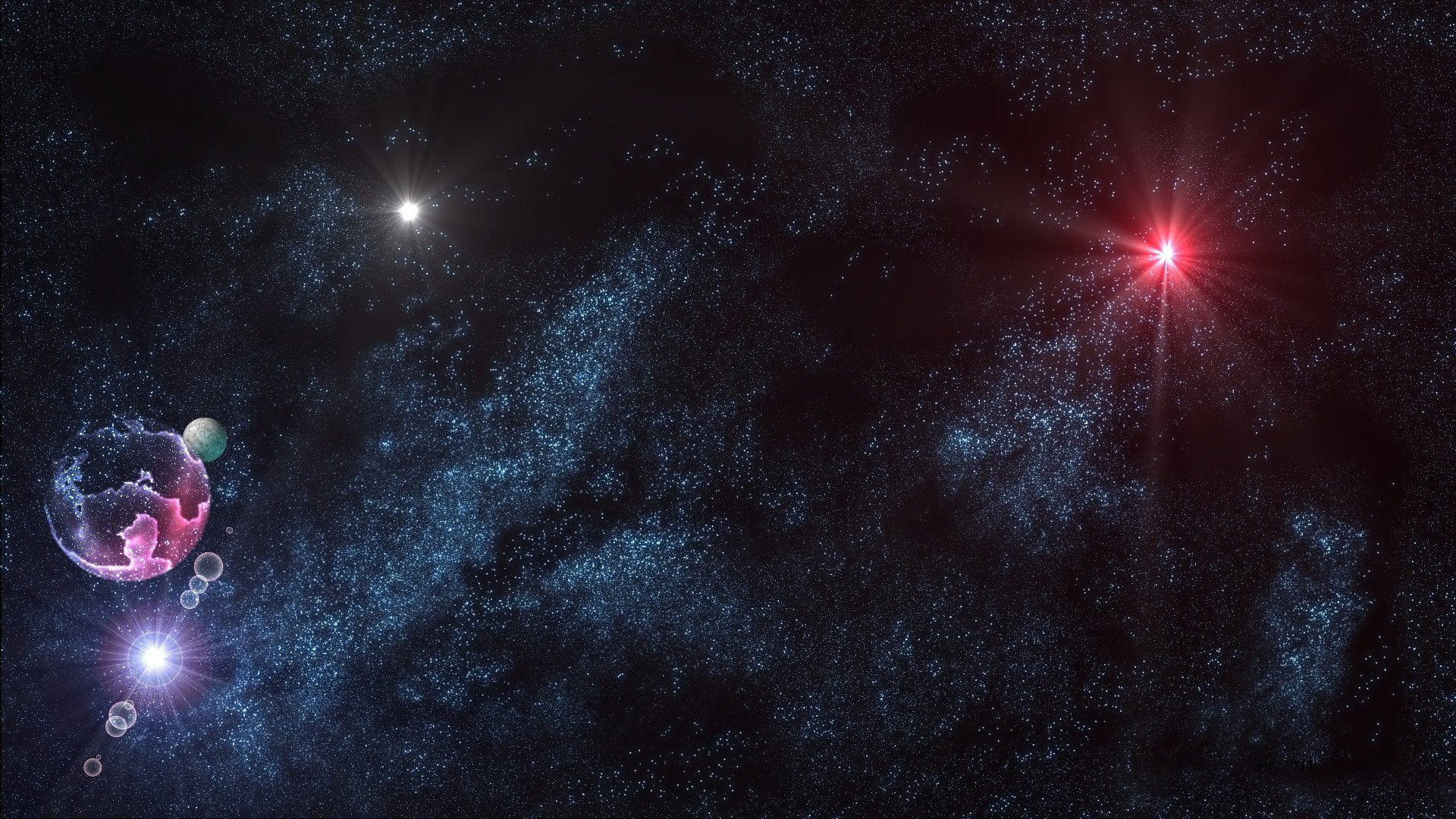 炫酷 特效 视觉艺术 设计 星空 光 宇宙