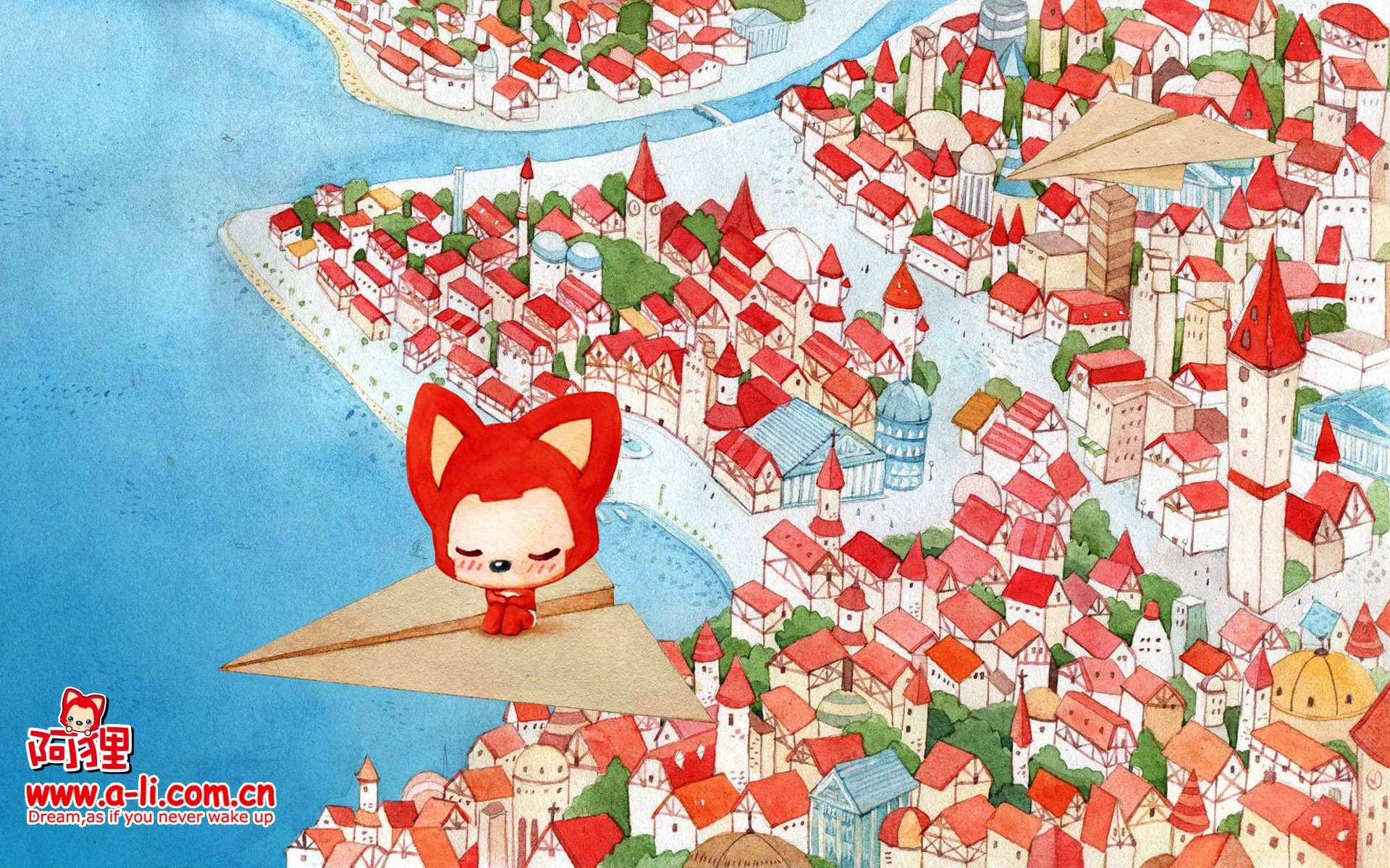 动漫 卡通 手绘  阿狸 狐狸