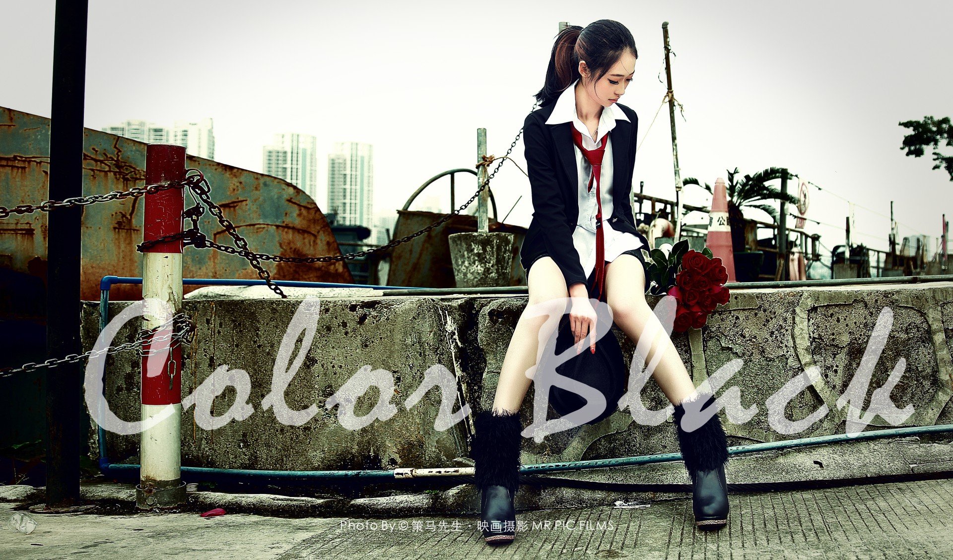 摄影师策马 美女 清纯 甜美 校园