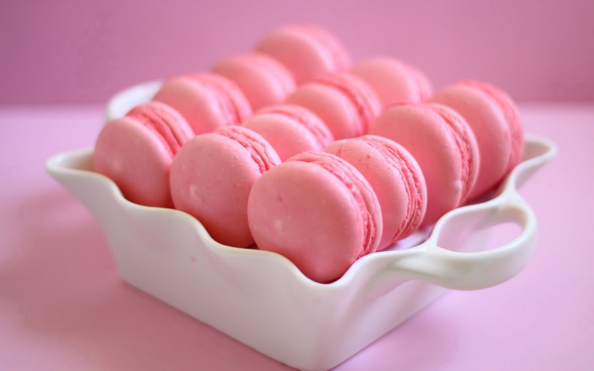 美食  清新 一口一口吃掉忧愁 食物 甜点 糕点 吃货 马卡龙 粉色