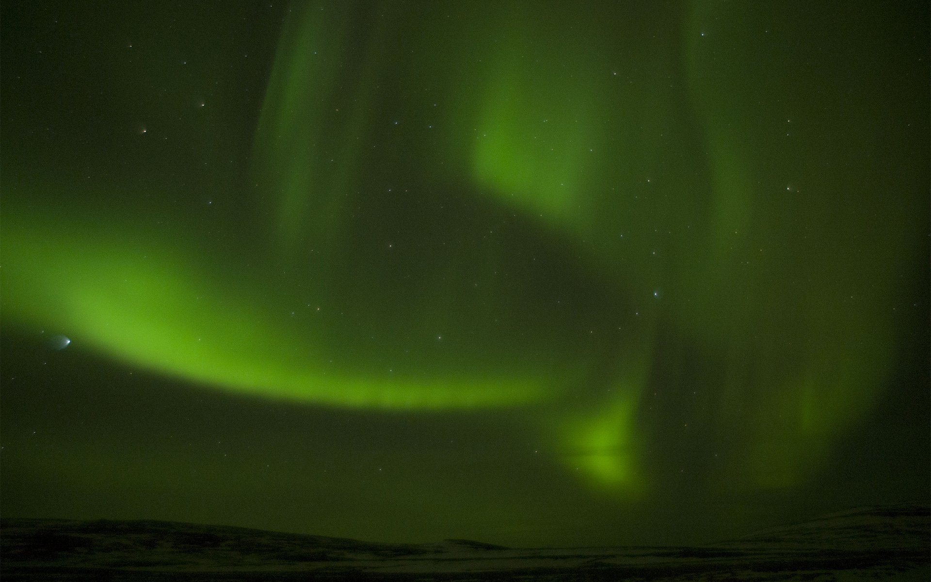 大自然 神奇 奇迹 极光 绚丽 意境  绿色 世界尽头的绚烂之美