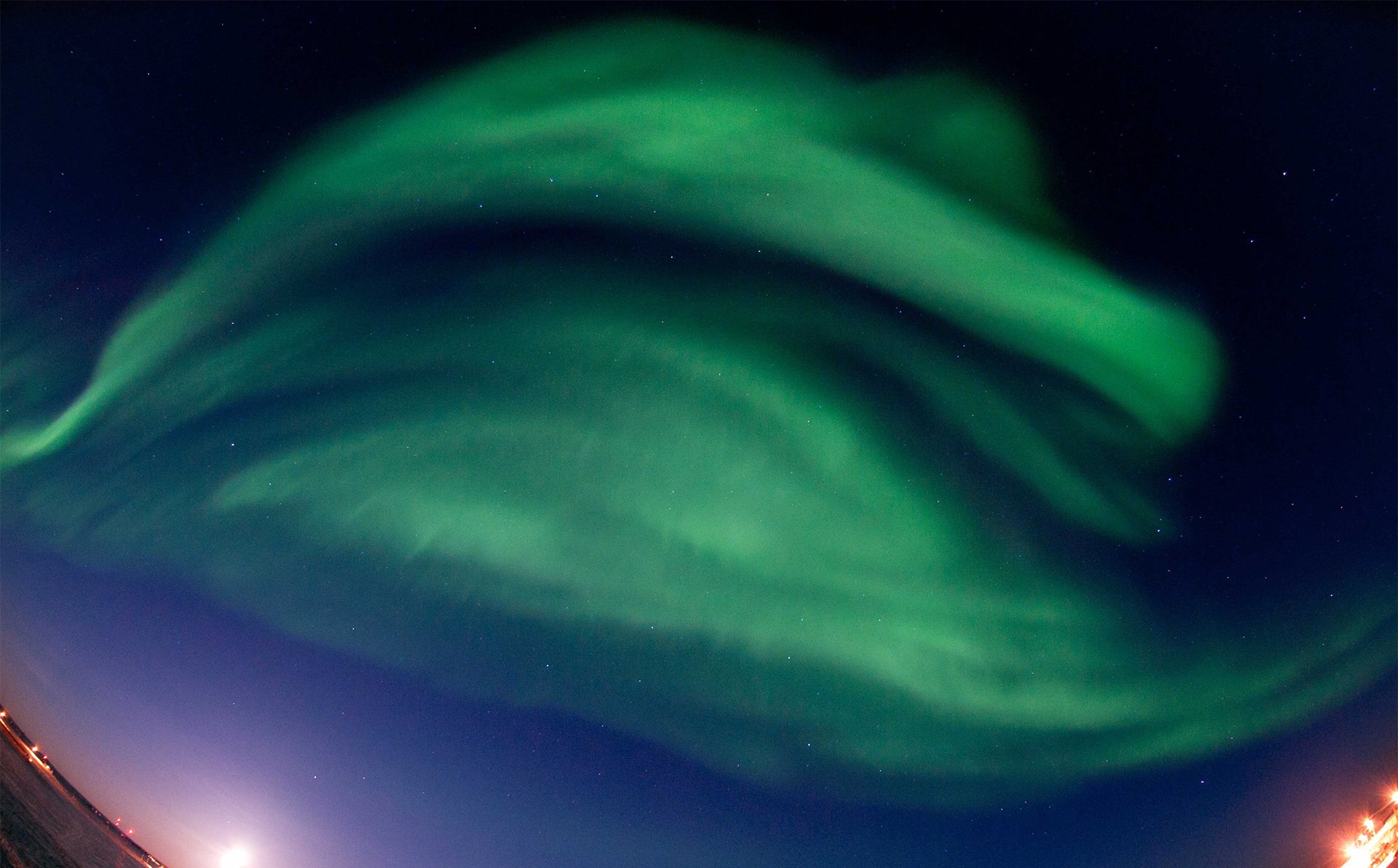 大自然 神奇 奇迹 极光 绚丽 意境  绿色 世界尽头的绚烂之美