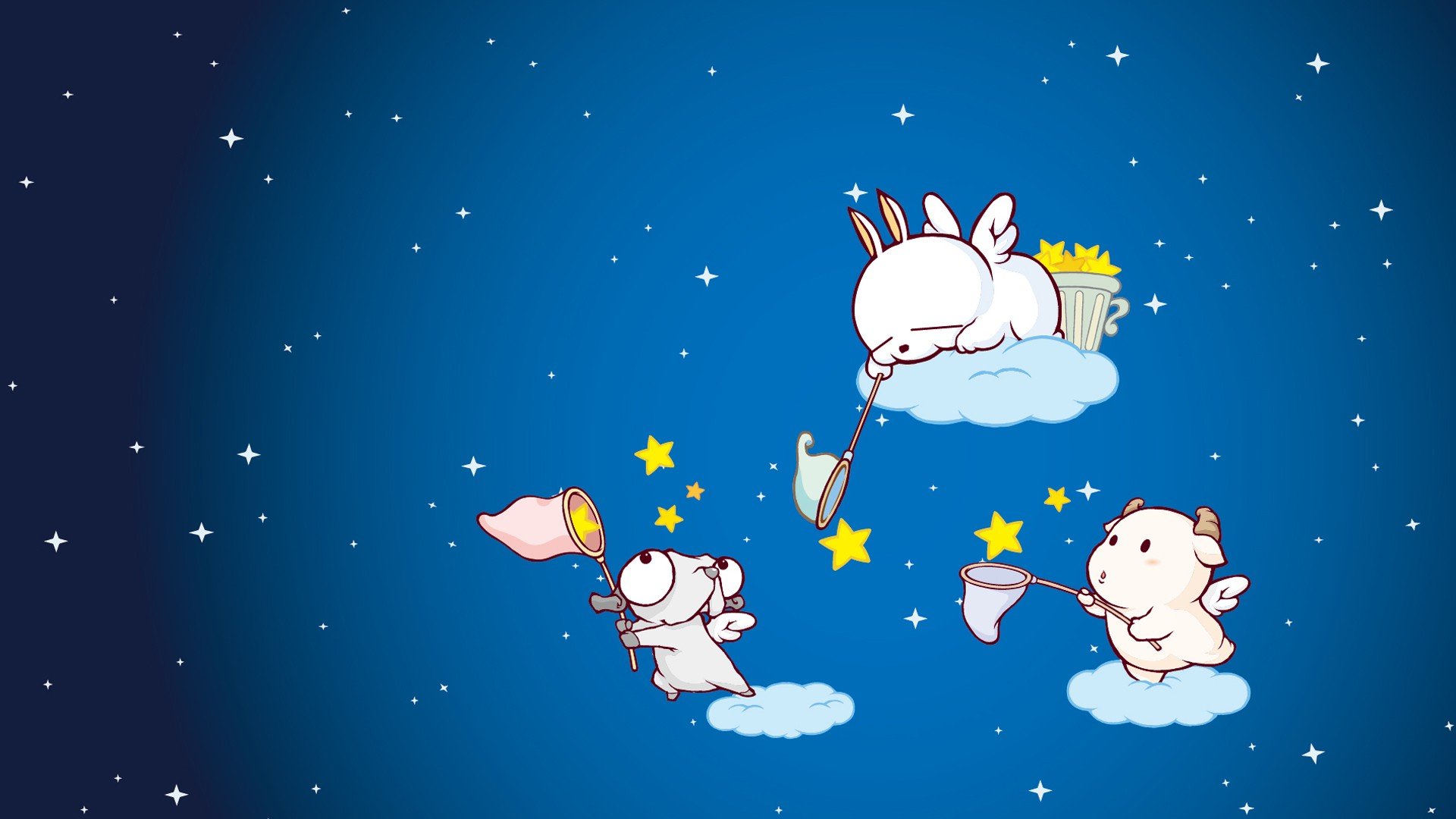 睡觉 晚安 把世界忘掉 安静 温馨 月亮 夜晚 星星 梦乡 睡梦