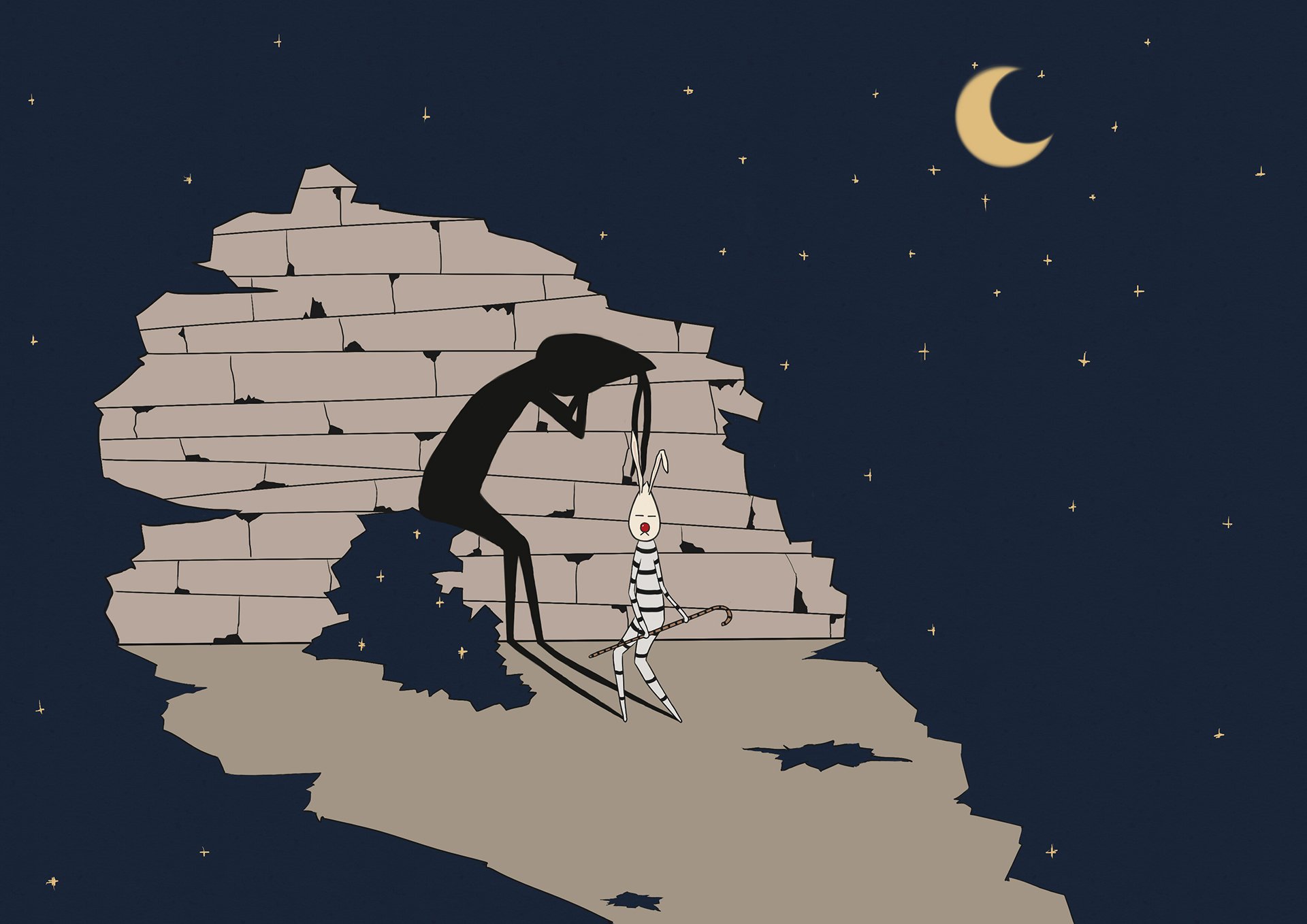 睡觉 晚安 把世界忘掉 安静 温馨 月亮 夜晚 星星 梦乡 睡梦