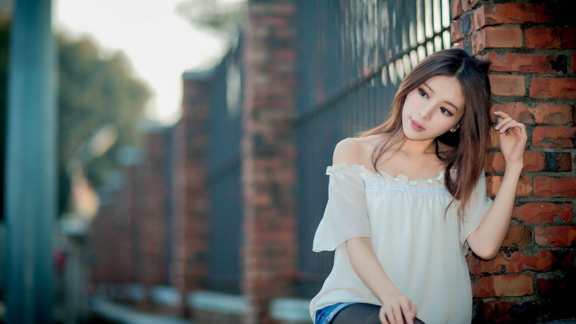 美女 清纯佳人 青春 温暖 安静 清新