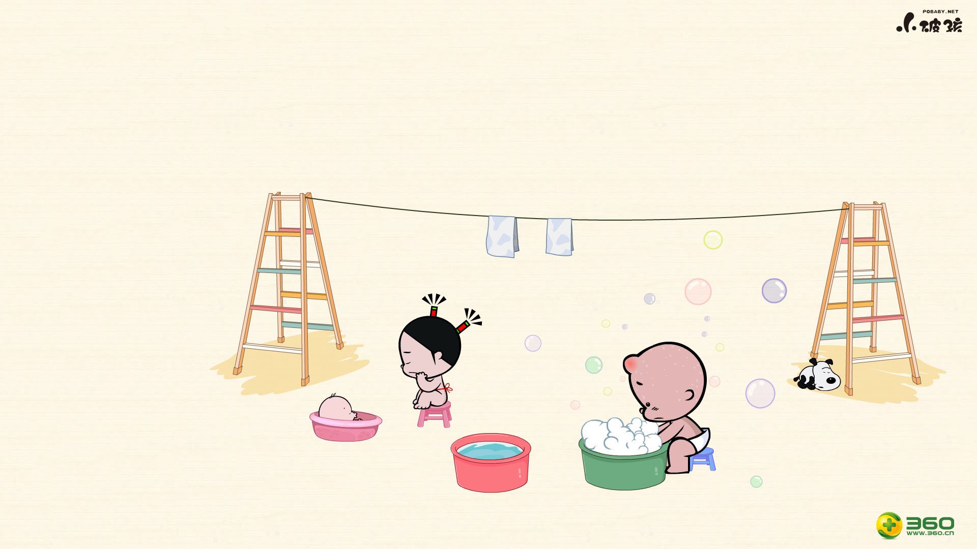 动漫卡通 手绘 劳动节 劳动最光荣 节日 小破孩