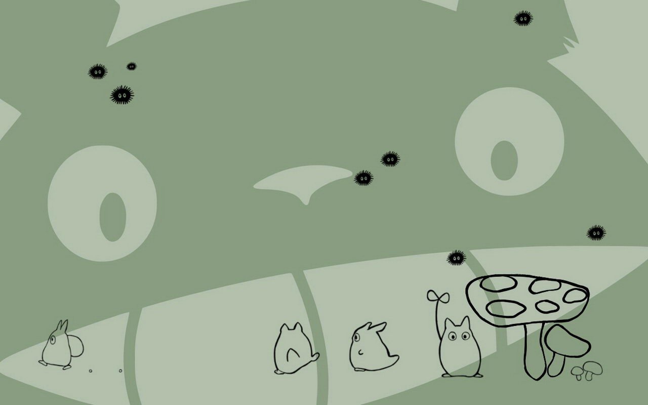 动漫 手绘 龙猫