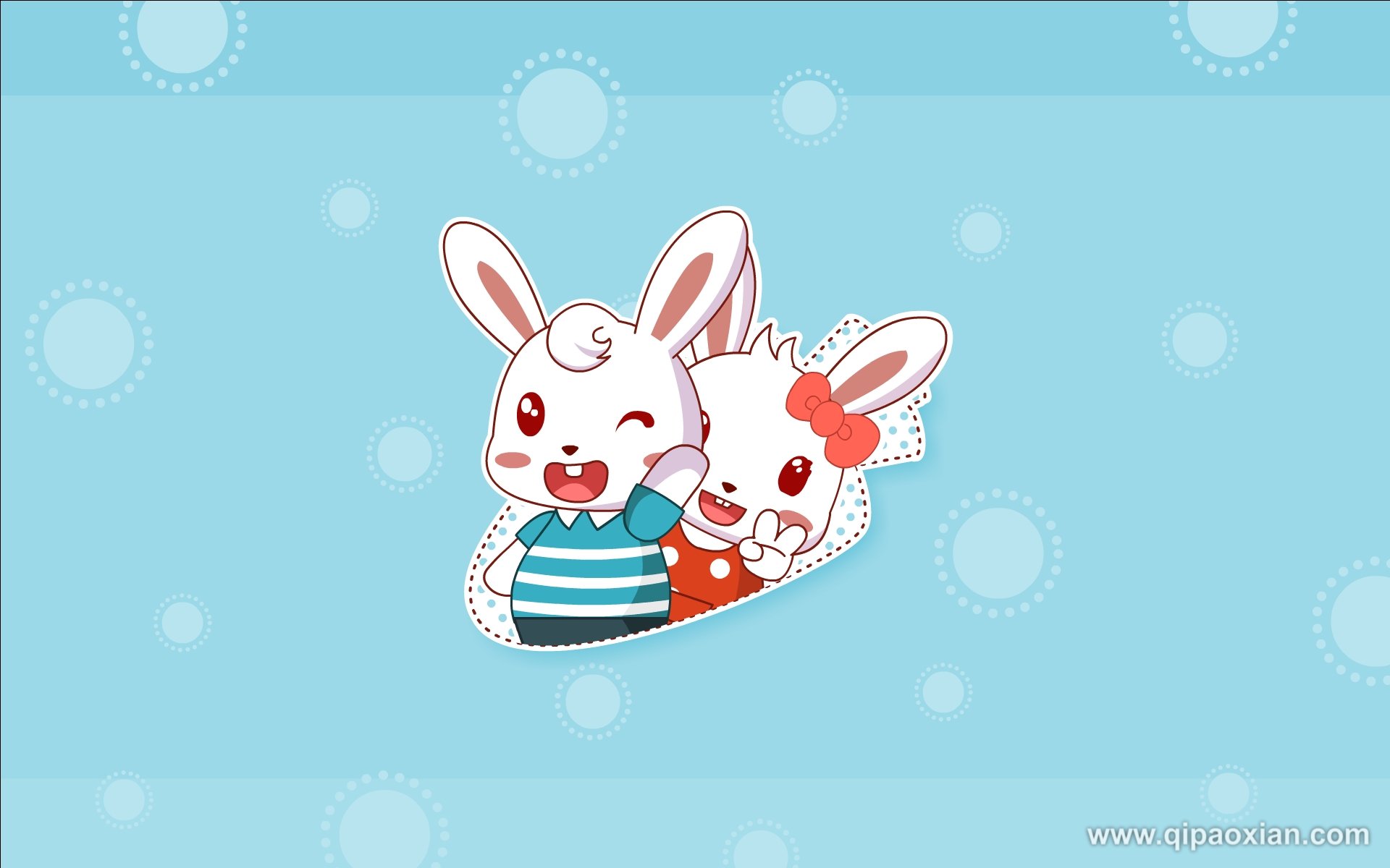 动漫 手绘 兔小贝