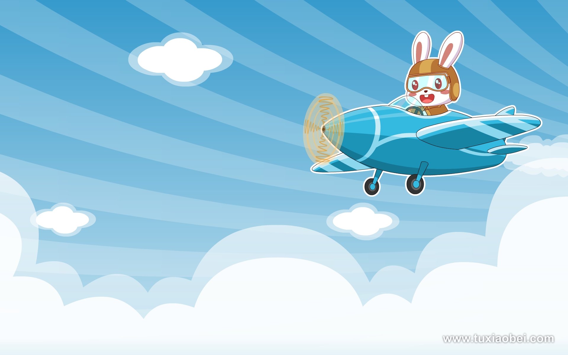 动漫 手绘 兔小贝