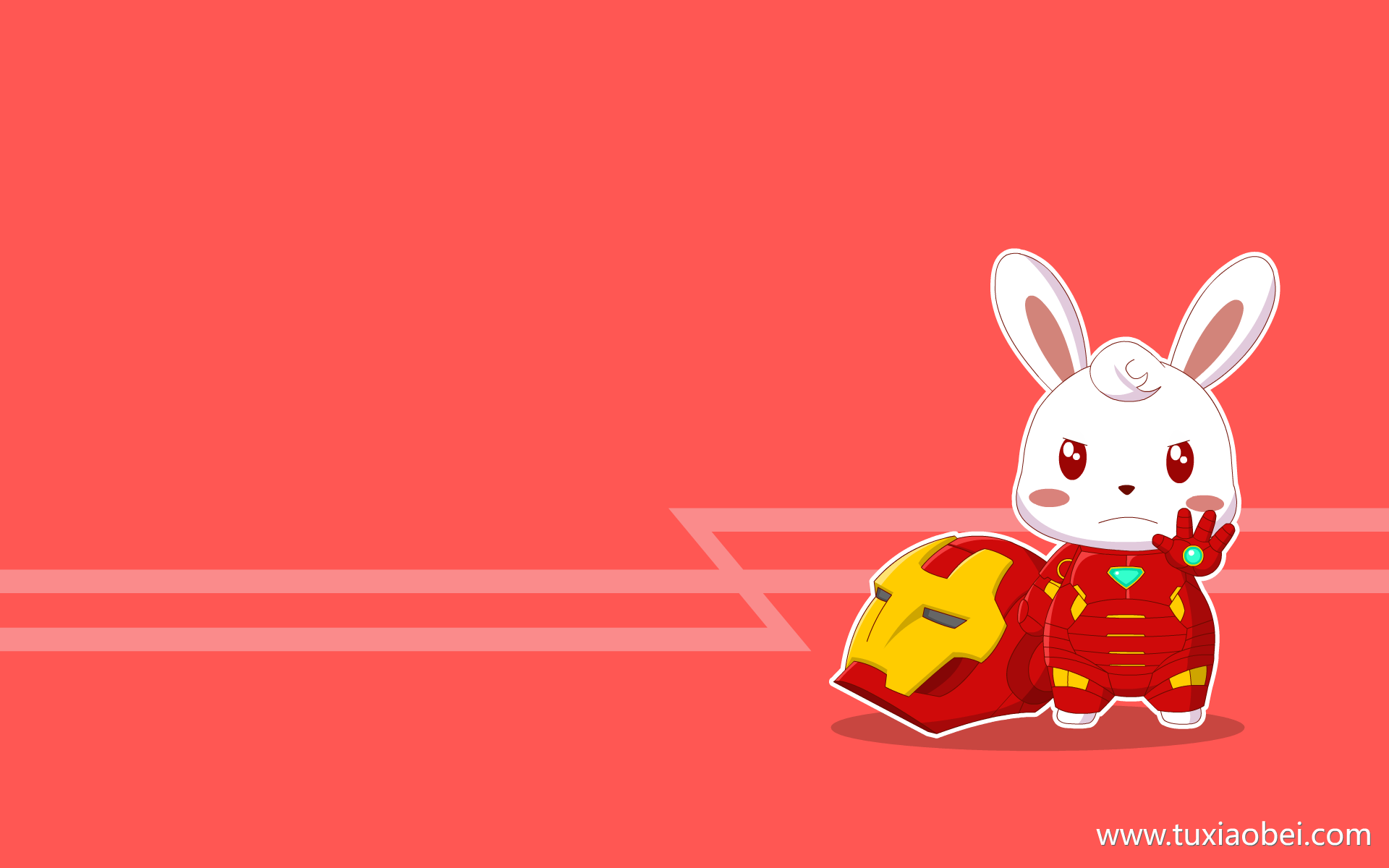 动漫 手绘 兔小贝