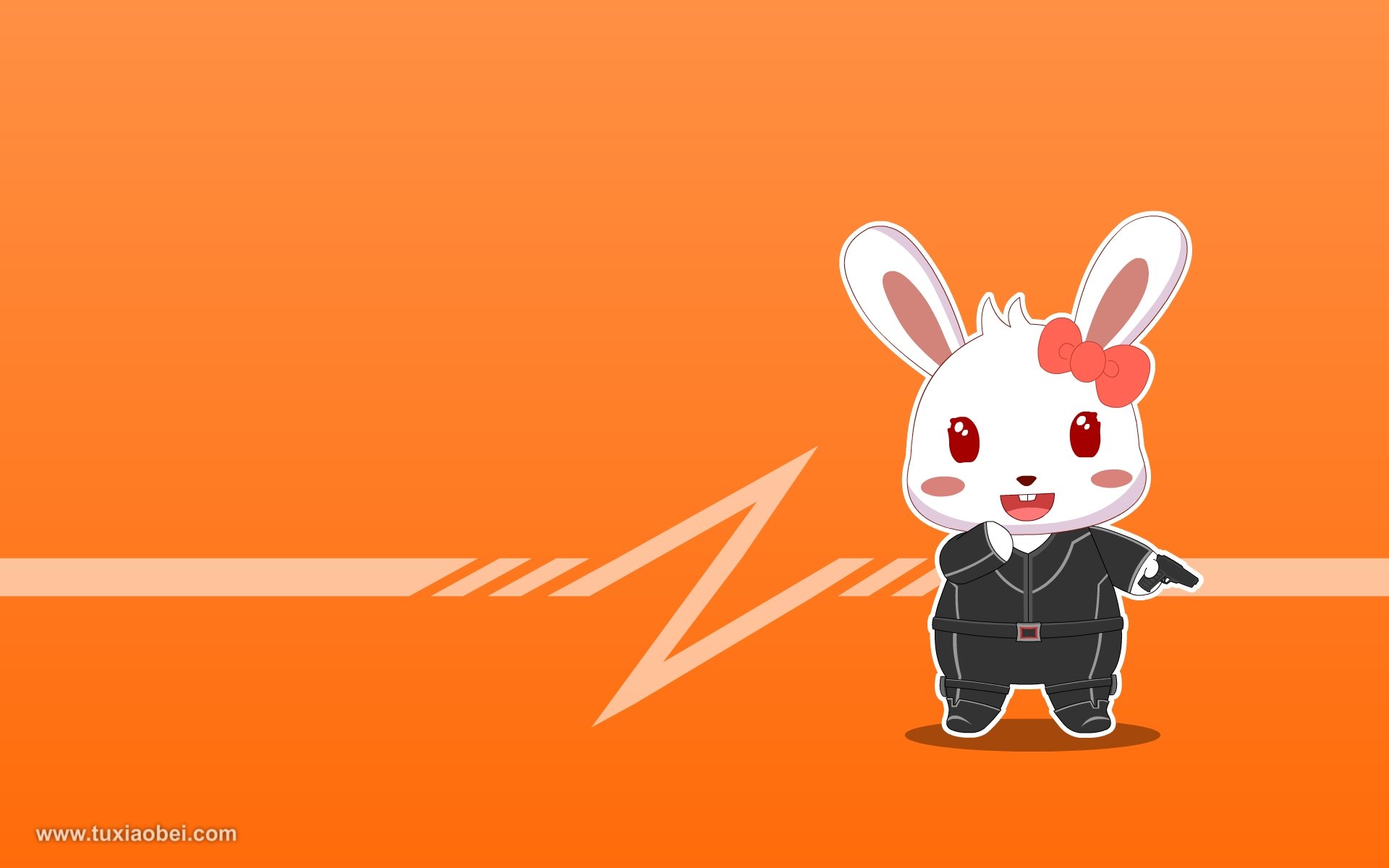 动漫 手绘 兔小贝