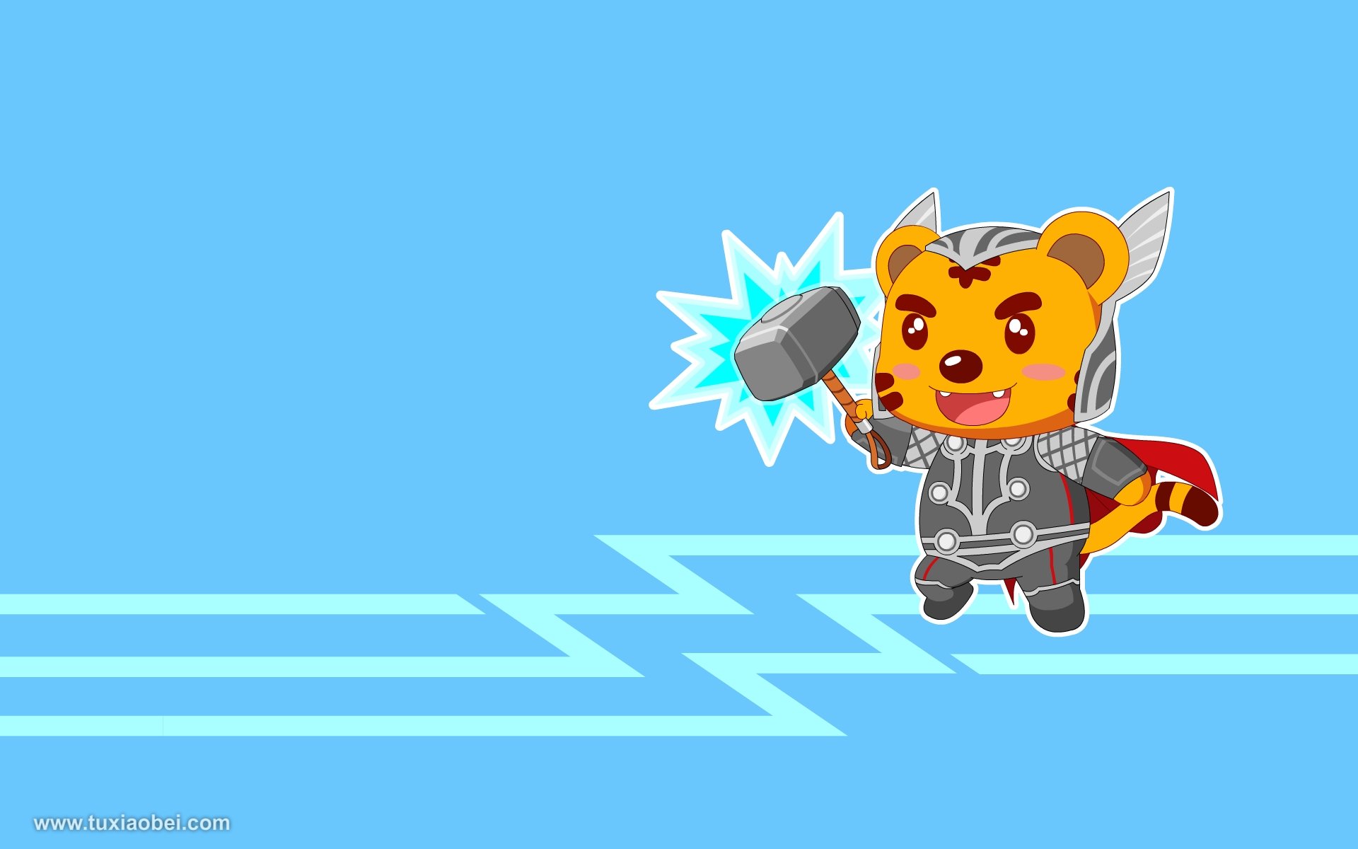 动漫 手绘 兔小贝