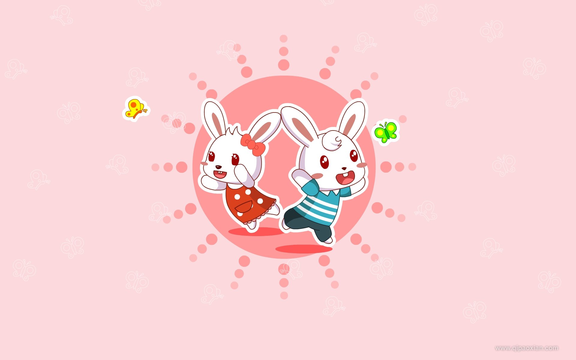 动漫 手绘 兔小贝