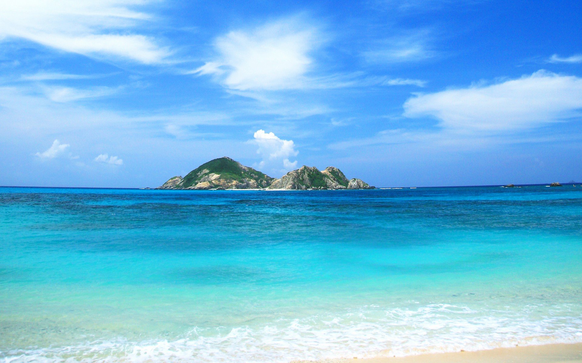 自然风光 绿色 清新 唯美 意境 炎炎夏日 旅游胜地 风景  海洋天堂 大海