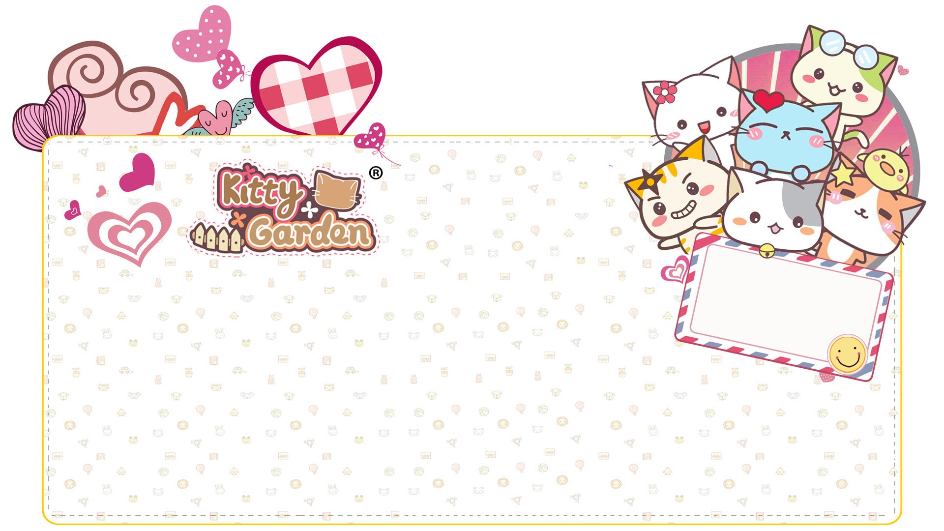 卡通 手绘 可爱 猫咪 KG猫咪乐园  Kitty Garden 猫咪乐园