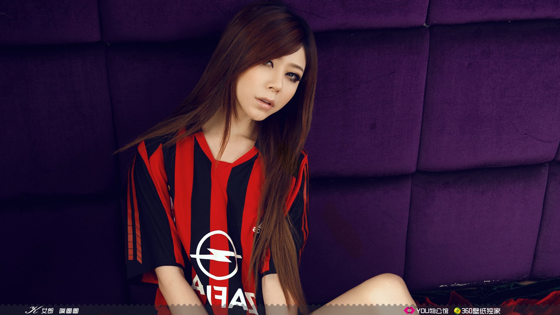 YOU物公馆  @YOU物公馆官博 美女 YOU物馆 足球宝贝 世界杯 K女郎 噗圈圈