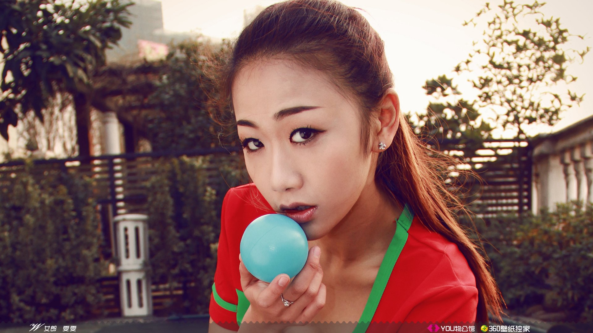 YOU物公馆  @YOU物公馆官博 美女 YOU物馆 足球宝贝 世界杯 W女郎 雯雯