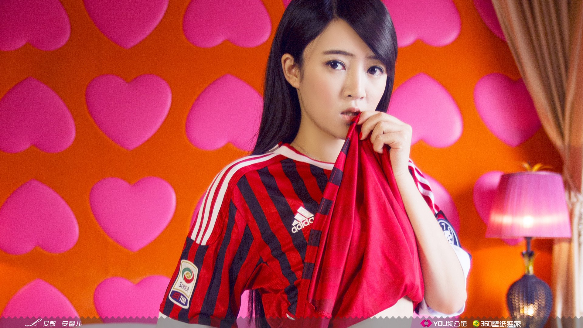 YOU物公馆  @YOU物公馆官博 美女 YOU物馆 足球宝贝 世界杯 L女郎 安馨儿