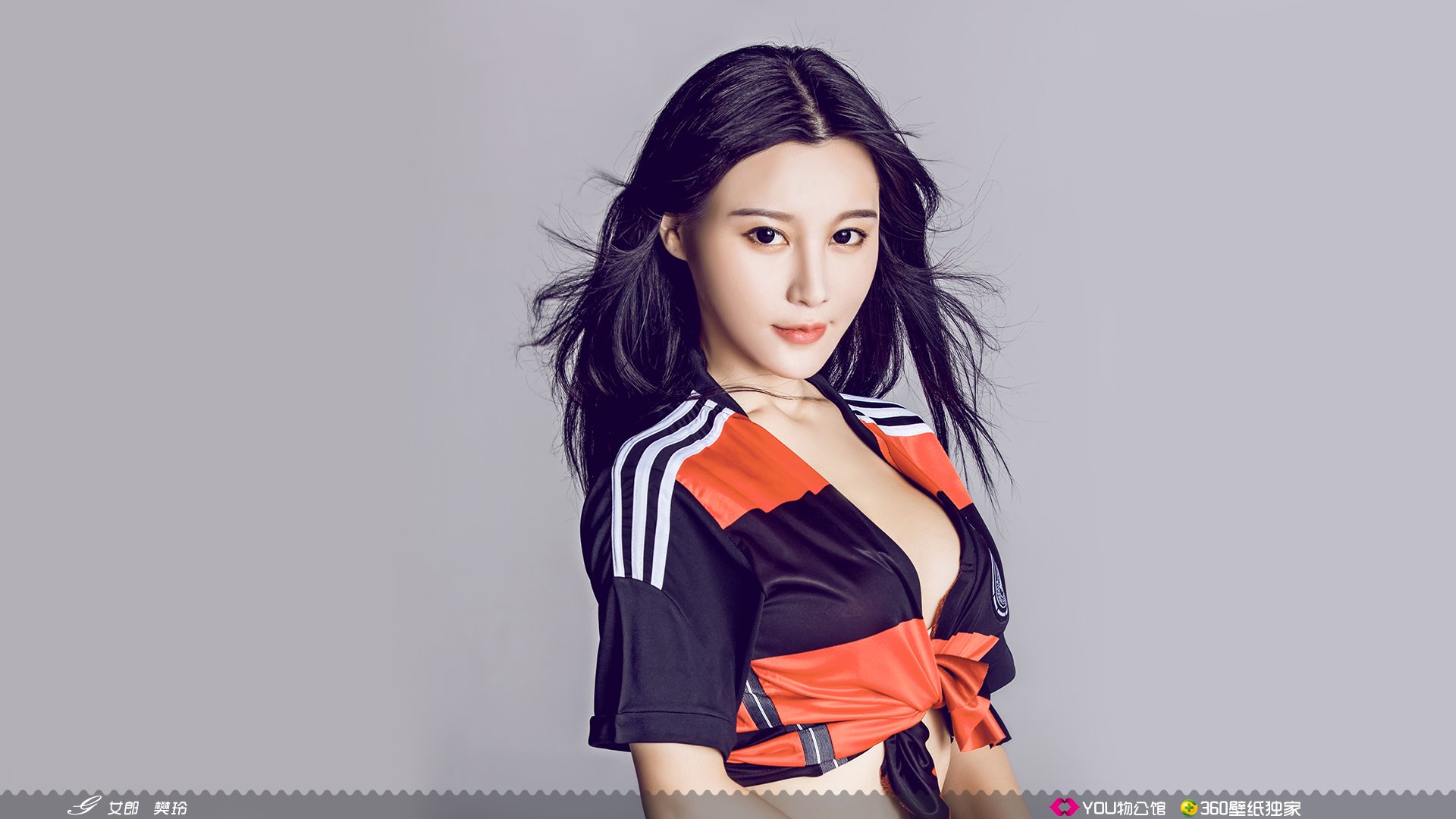 YOU物公馆  @YOU物公馆官博 美女 YOU物馆 足球宝贝 世界杯 德国队 G女郎 樊玲