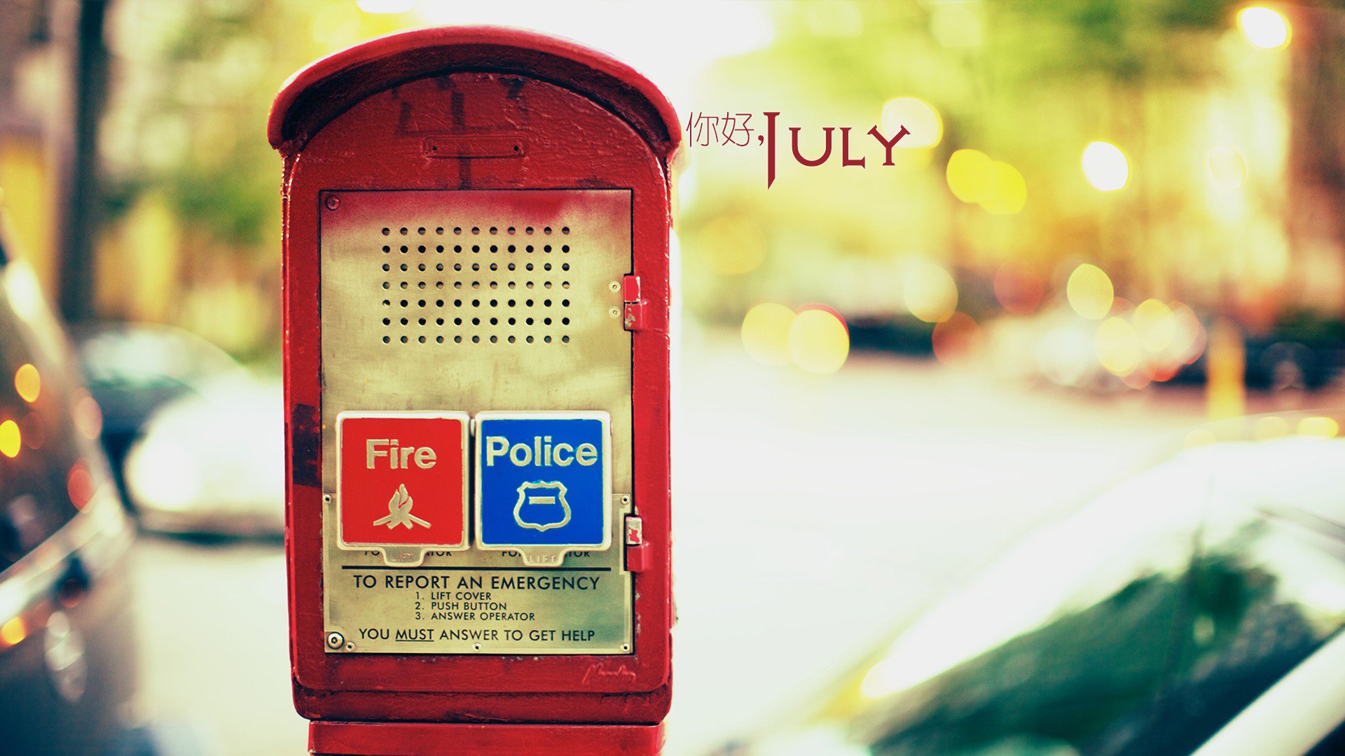 小清新 温暖 安静 七月 你好