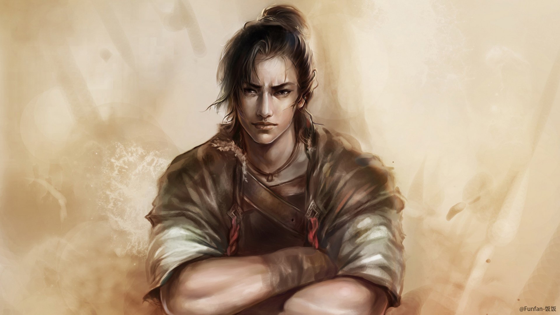 炫酷 另类 个性 简约 手绘 女孩 funfan