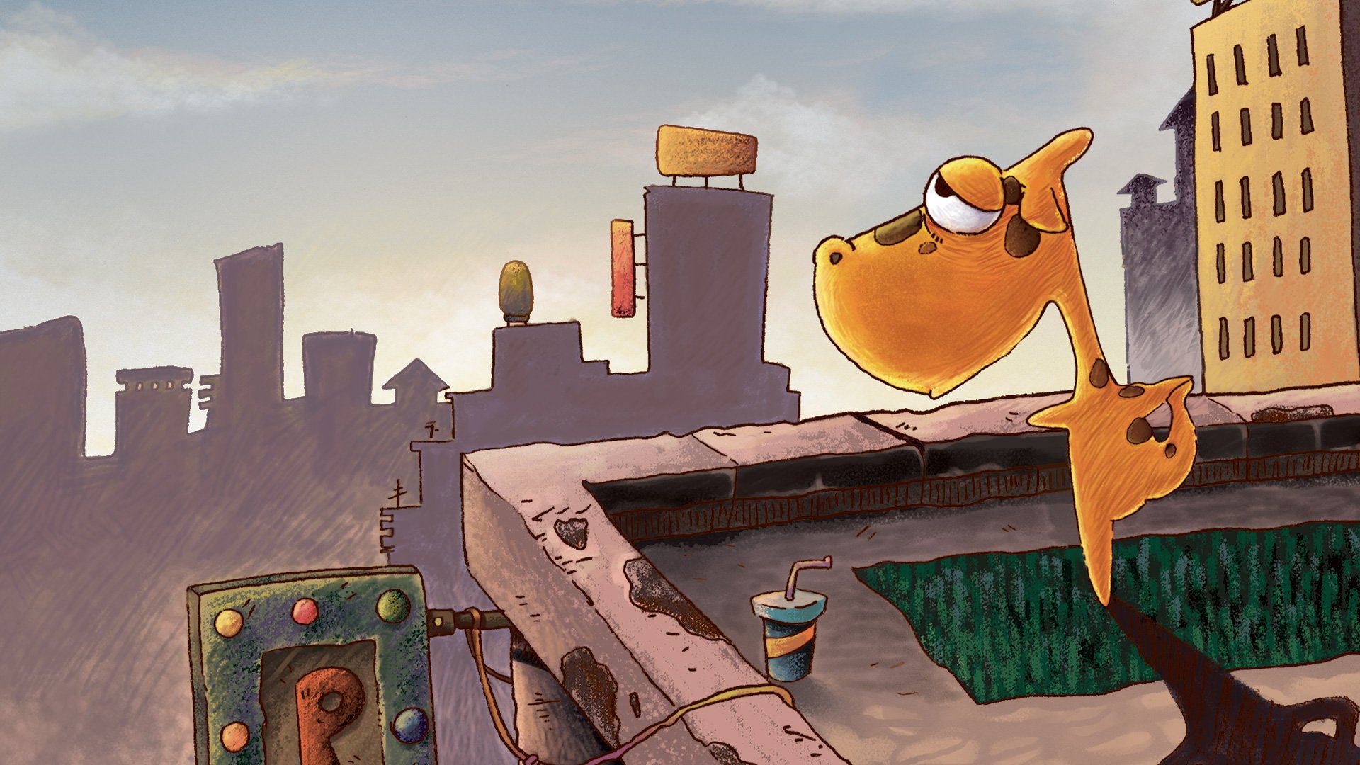 迷雾中的但丁 长颈鹿