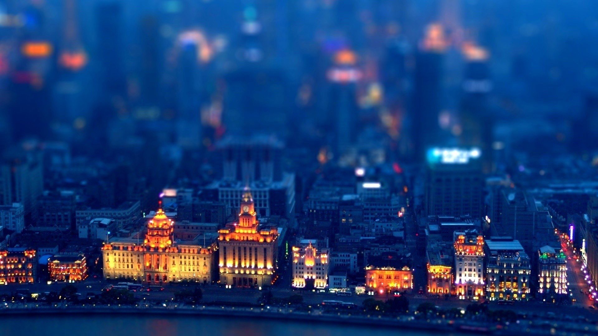 风景 夜晚 城市夜景 晚上 街道 灯火通明 灯火阑珊 建筑