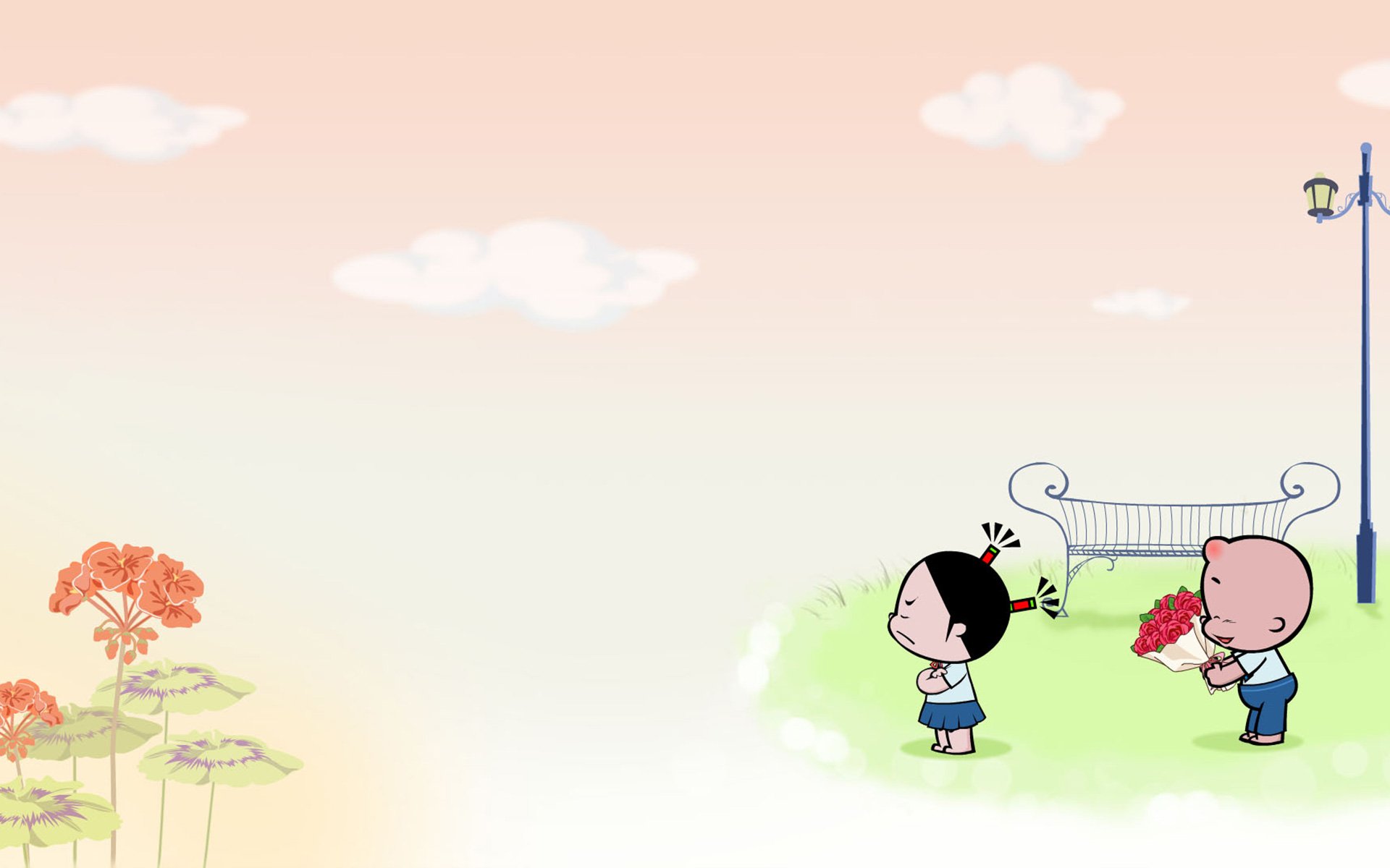 七夕 情人节 情侣 爱情 小破孩