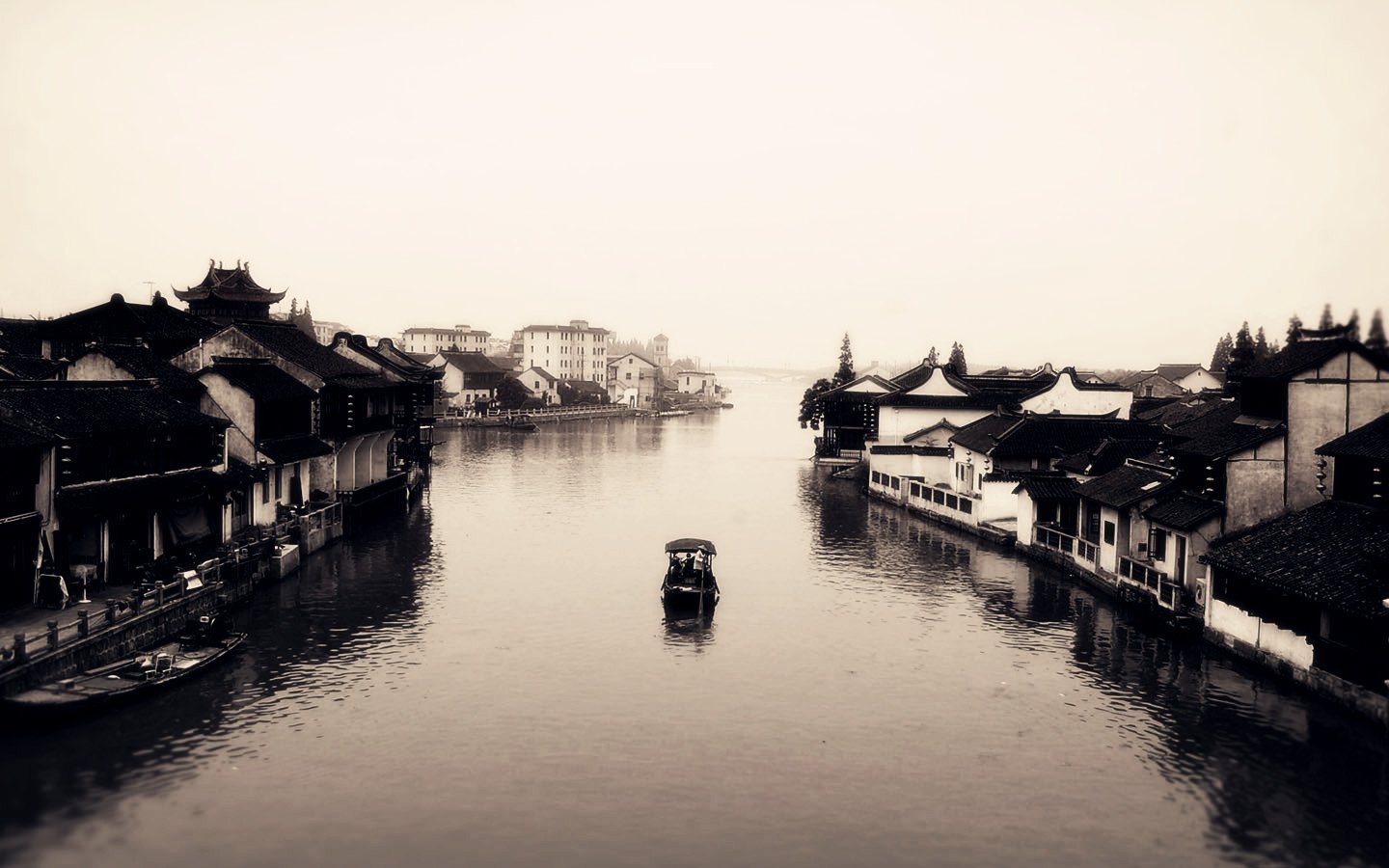 风景 自然风光 大自然 一曲渔歌 船 意境