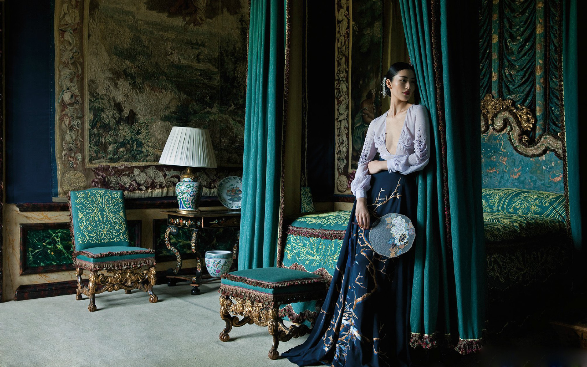 刘雯 复古 中国风 宽屏