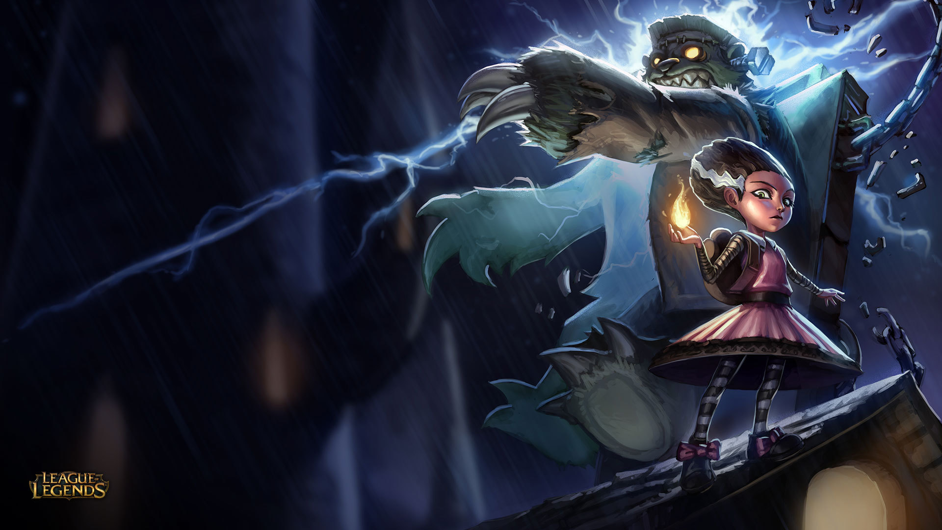 游戏 英雄联盟 LOL 安妮 科学怪人的新娘