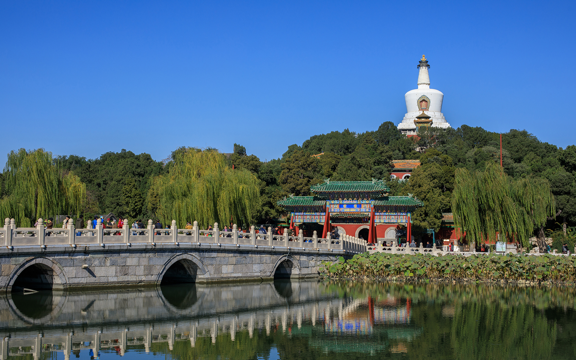 自然风光  北京北海公园