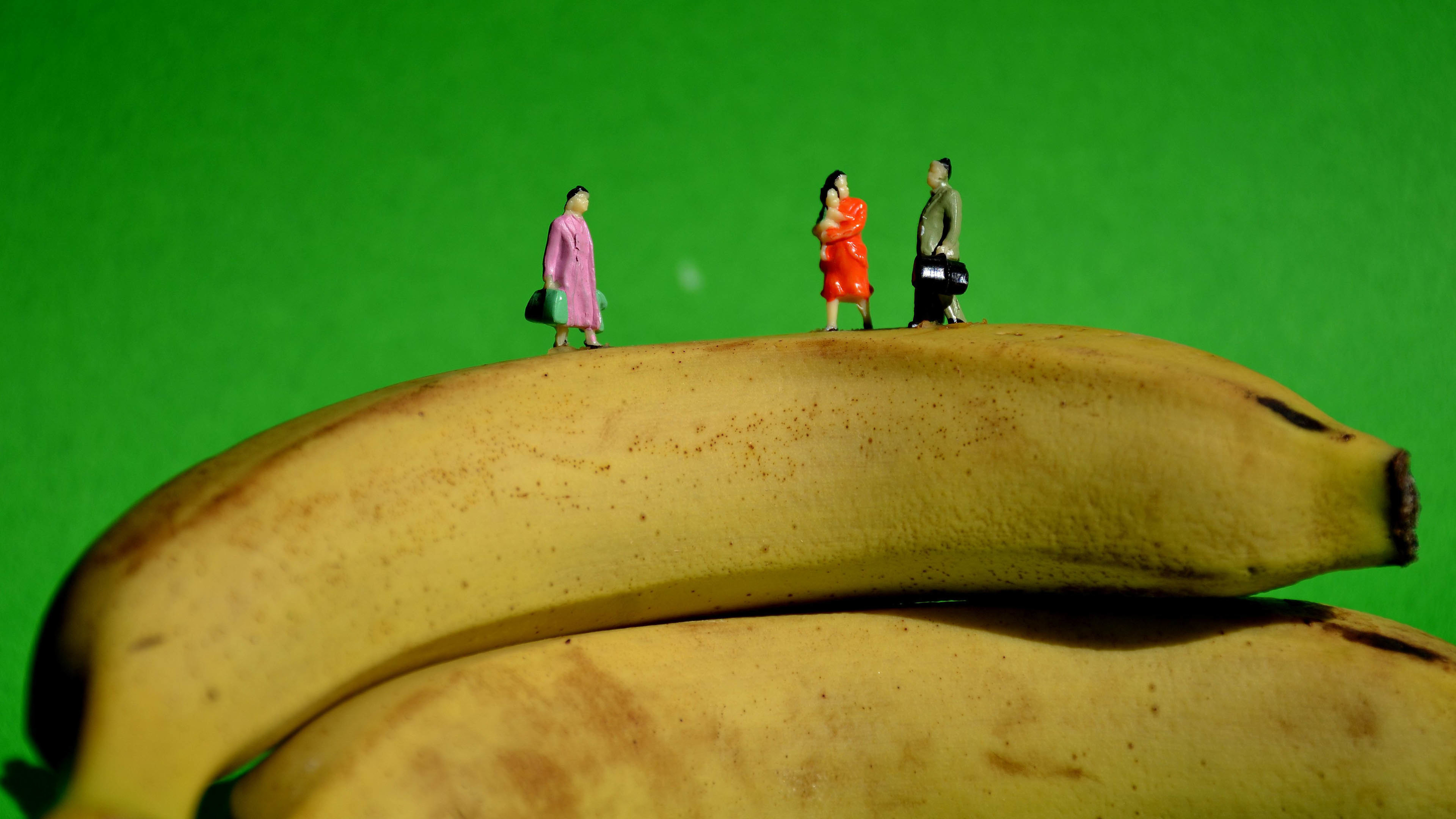 香蕉 人偶摆件 创意