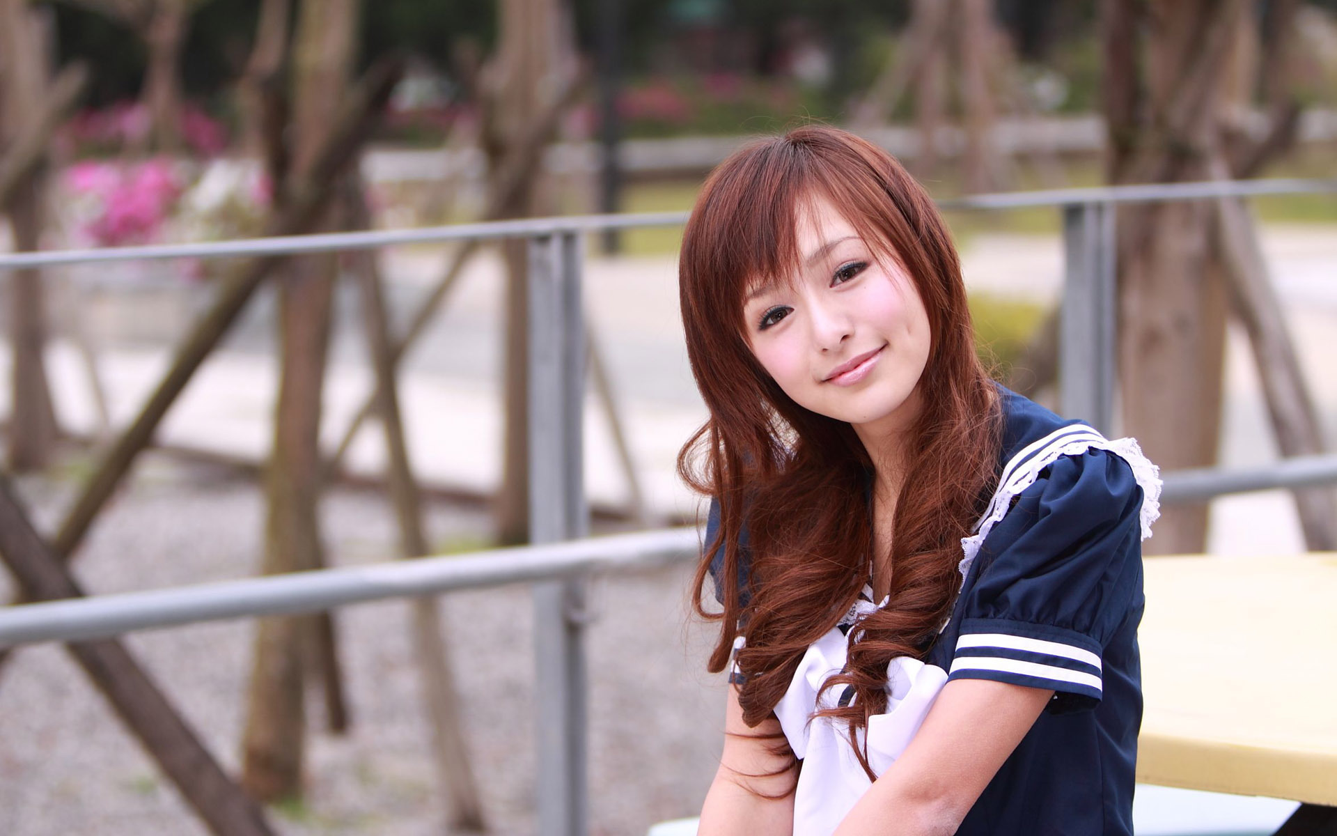 美女 可爱 呆萌 萌妹子 宽屏