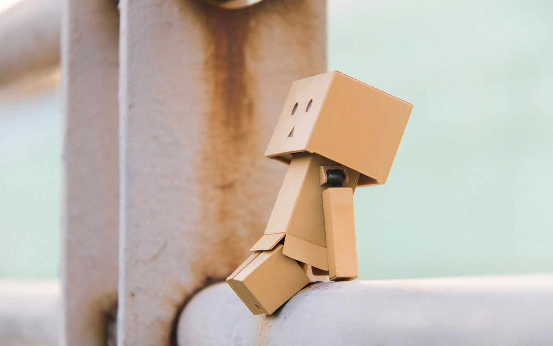 小清新 温毊一刻 纸盒人