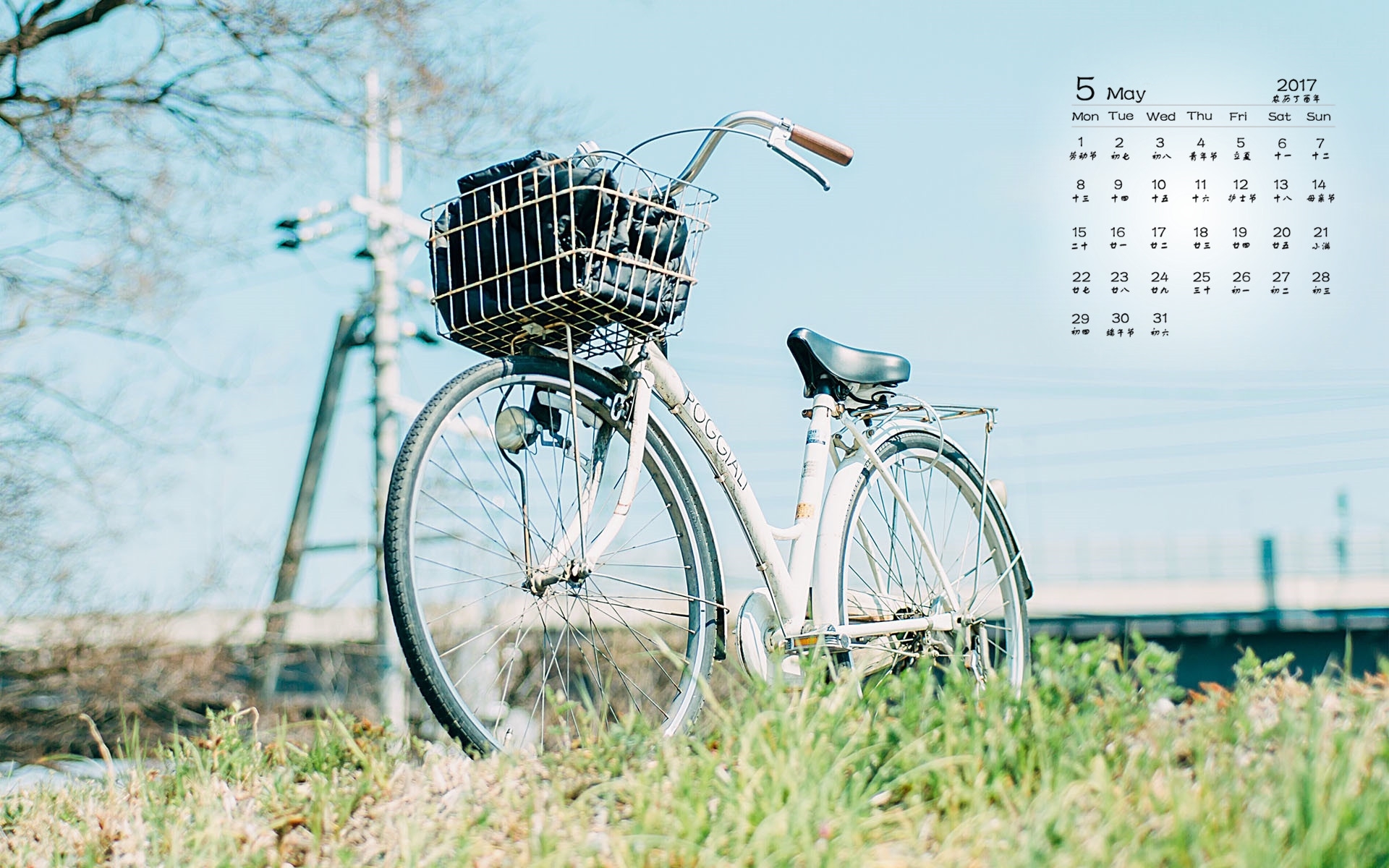 2017年5月 小清新 自行车