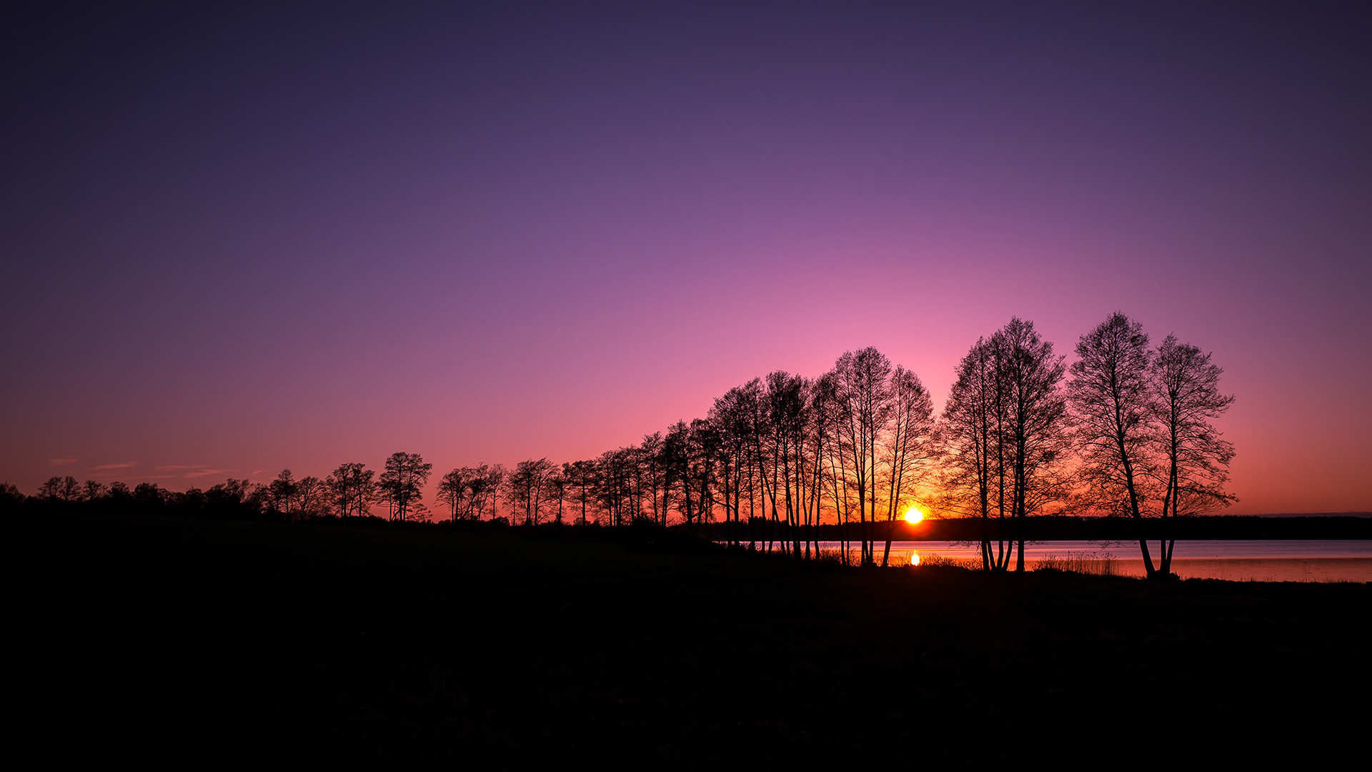 风景 黄昏 夕阳