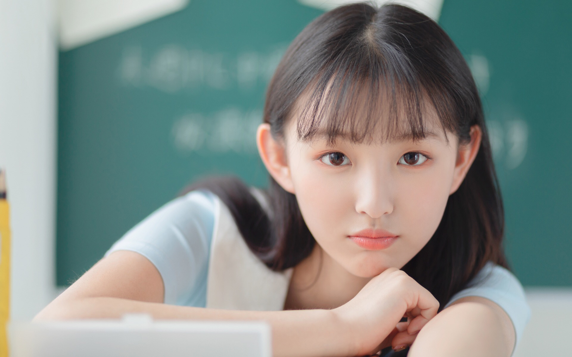 清纯 日系小清新美女 甜美