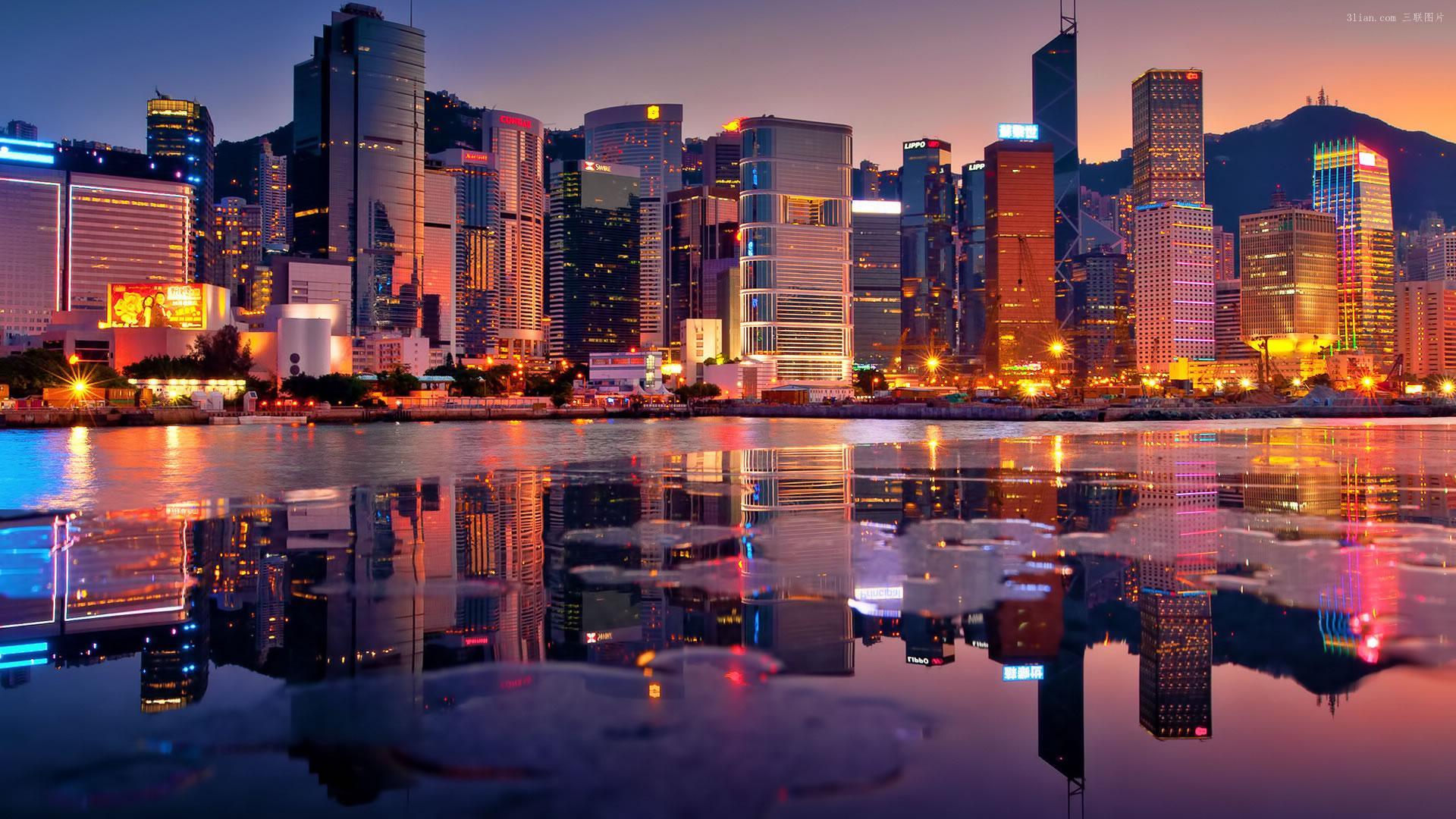 风景 城市夜景 香港风情 壮观