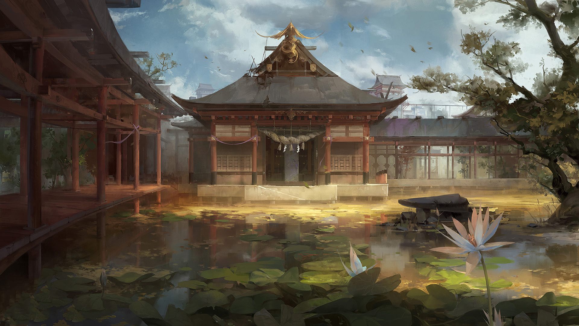 动漫  二次元动漫   唯美场景