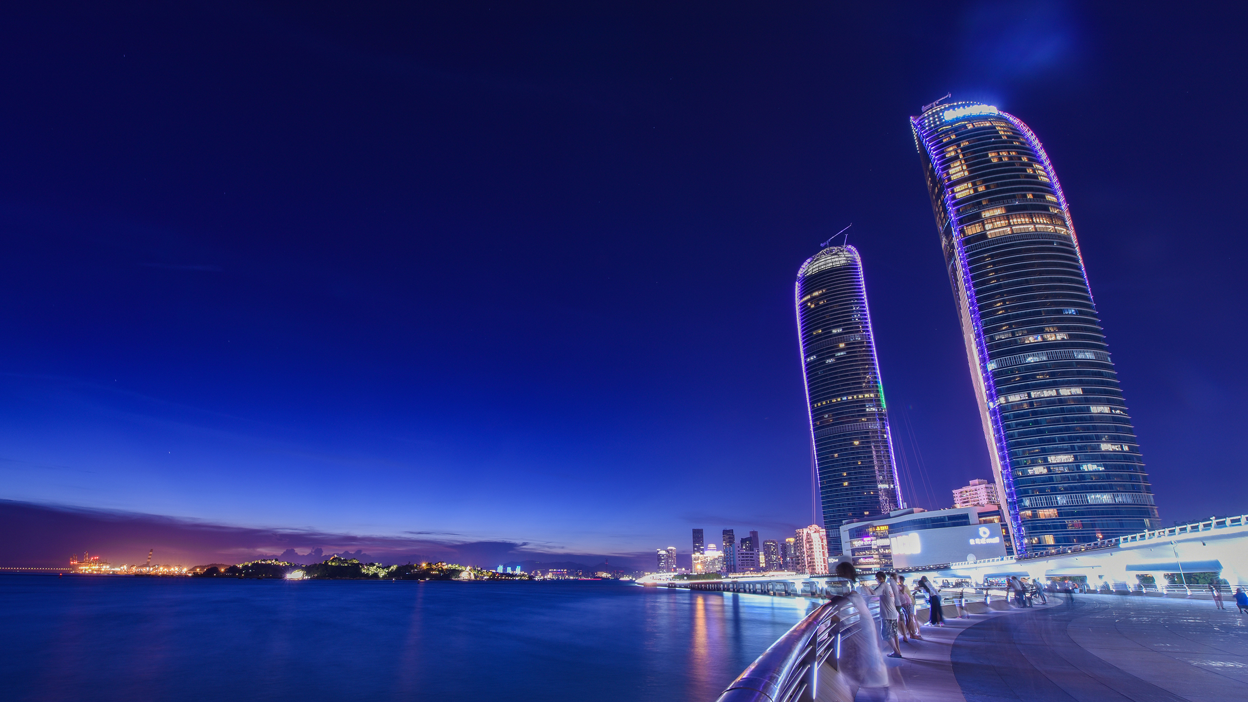 风景 城市夜景 福建 厦门 建筑