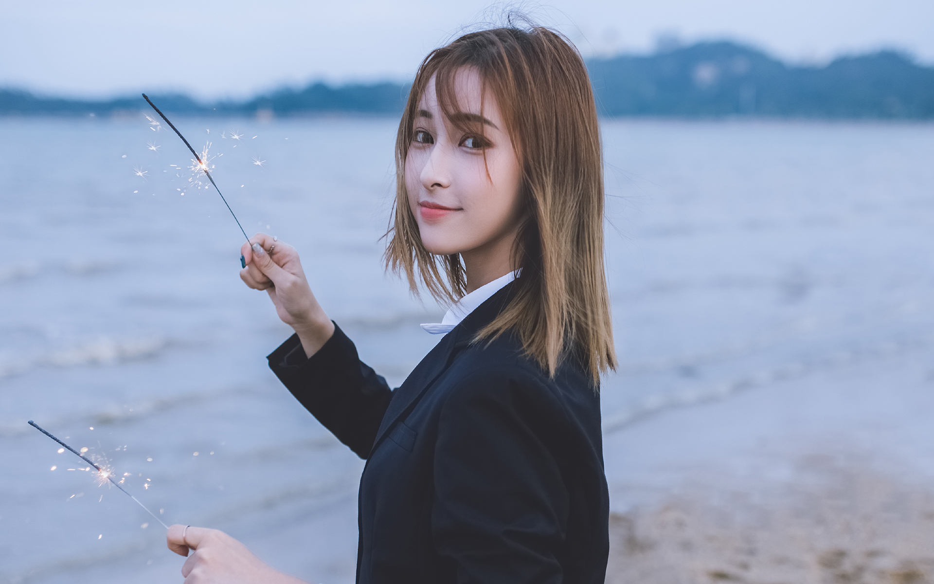 清纯  超甜美制服少女