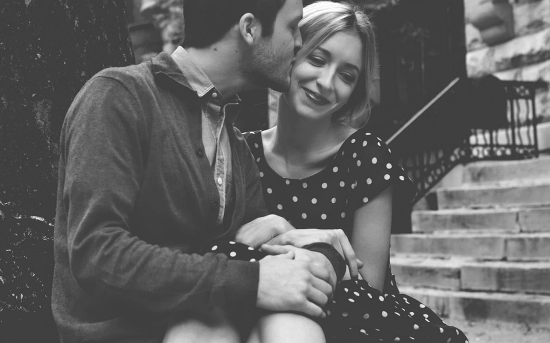 唯美温馨 情侣 亲吻