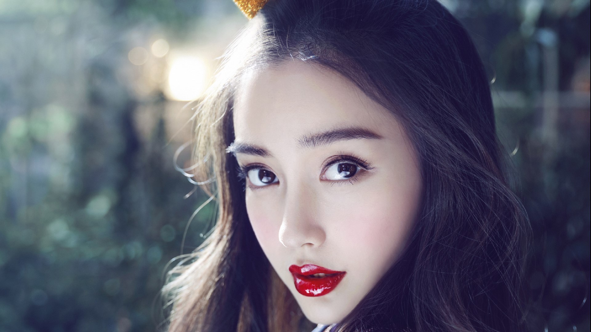 Angelababy 杨颖 烈焰红唇  美女  明星