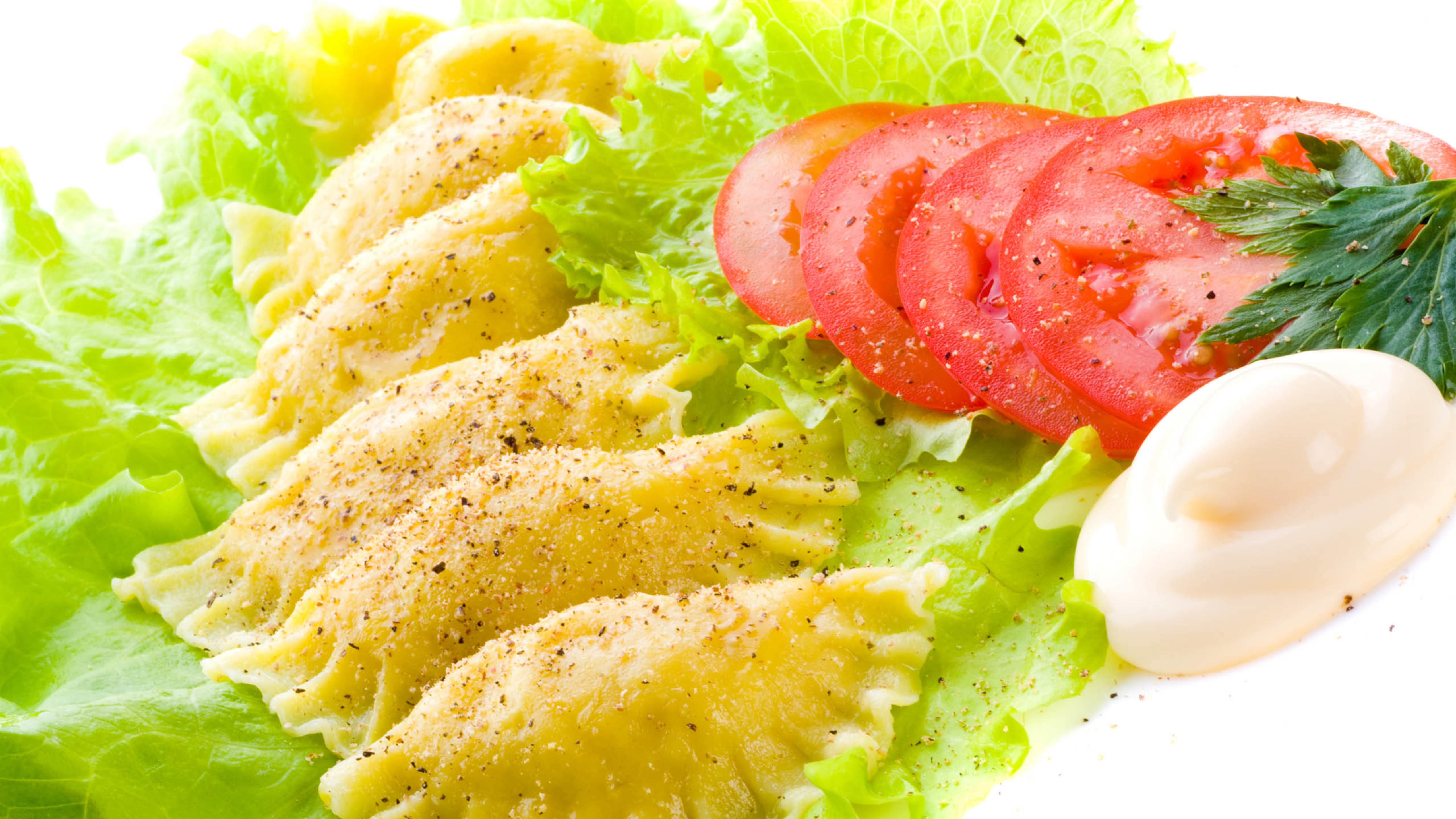 美食 西红柿 饺子 蔬菜